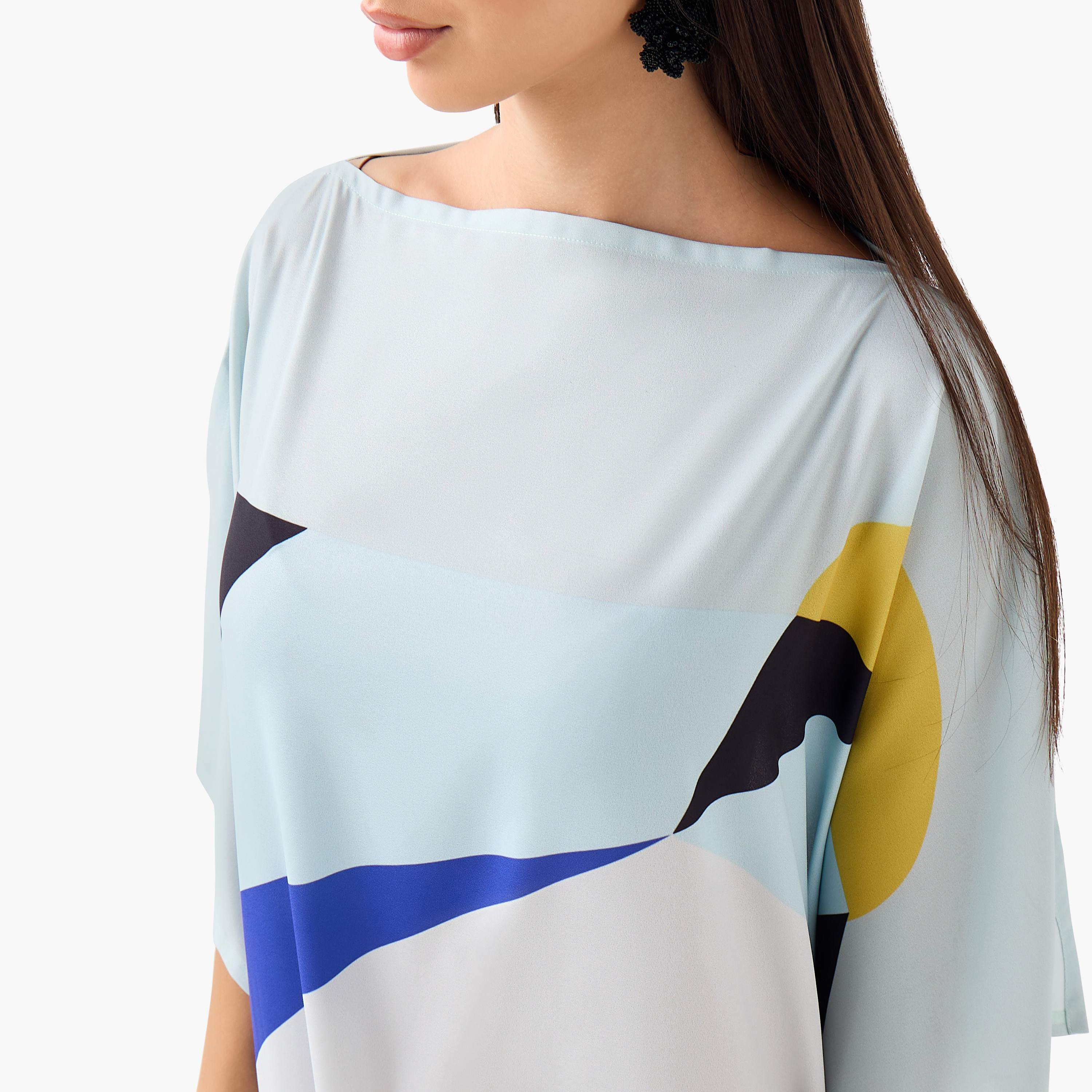 فستان قفطان بطبعات وياقة قارب من فيور-women-clothing-dresses-image-4