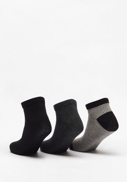 Assorted Ankle Length Socks - Set of 3-Boy%27s Socks-image-2