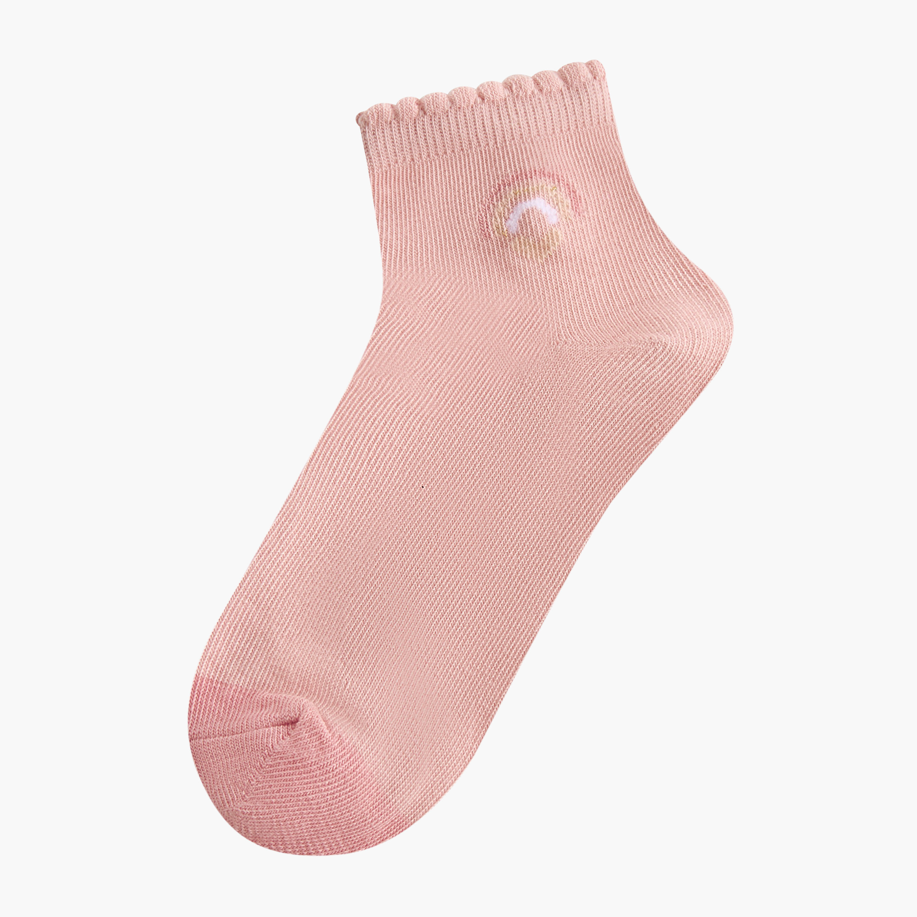 Pack of 5 Barefeet Baby Girls Ankle Length Socks Assorted Print-baby-girls-accessories-socks-image-2