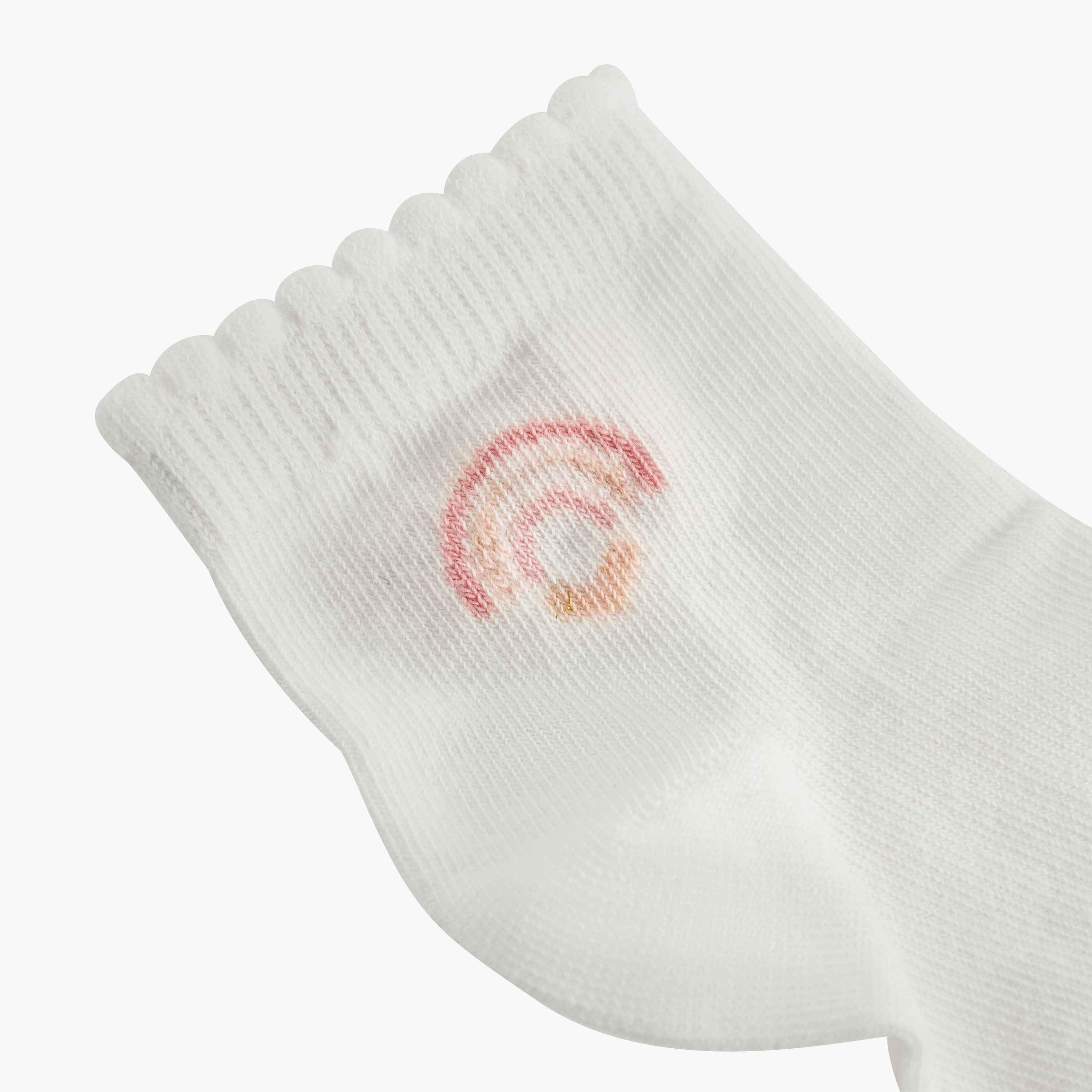 Pack of 5 Barefeet Baby Girls Ankle Length Socks Assorted Print-baby-girls-accessories-socks-image-3