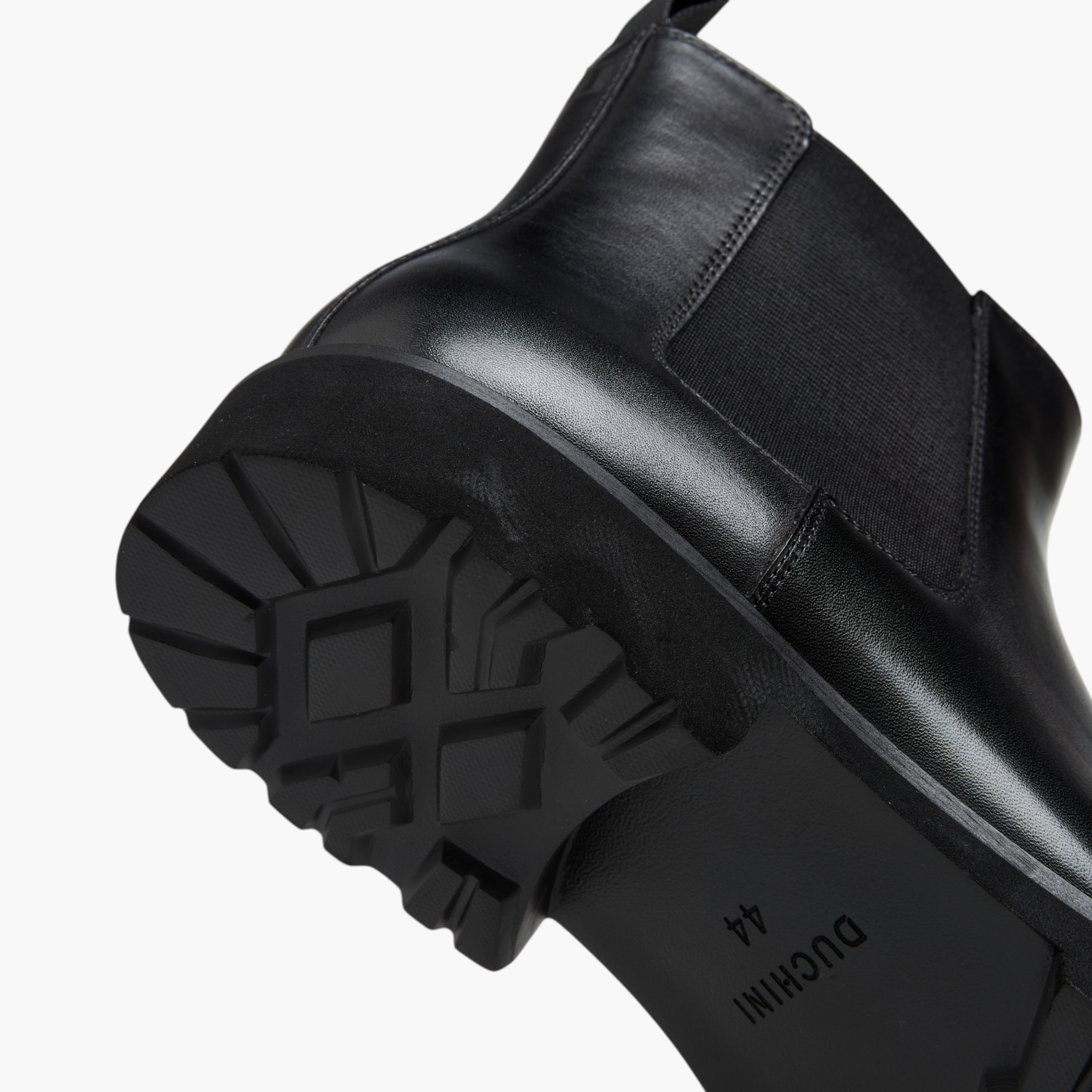 Duchini Men Solid Leather Chelsea Boots with Zip Closure-men-shoes-boots-image-6