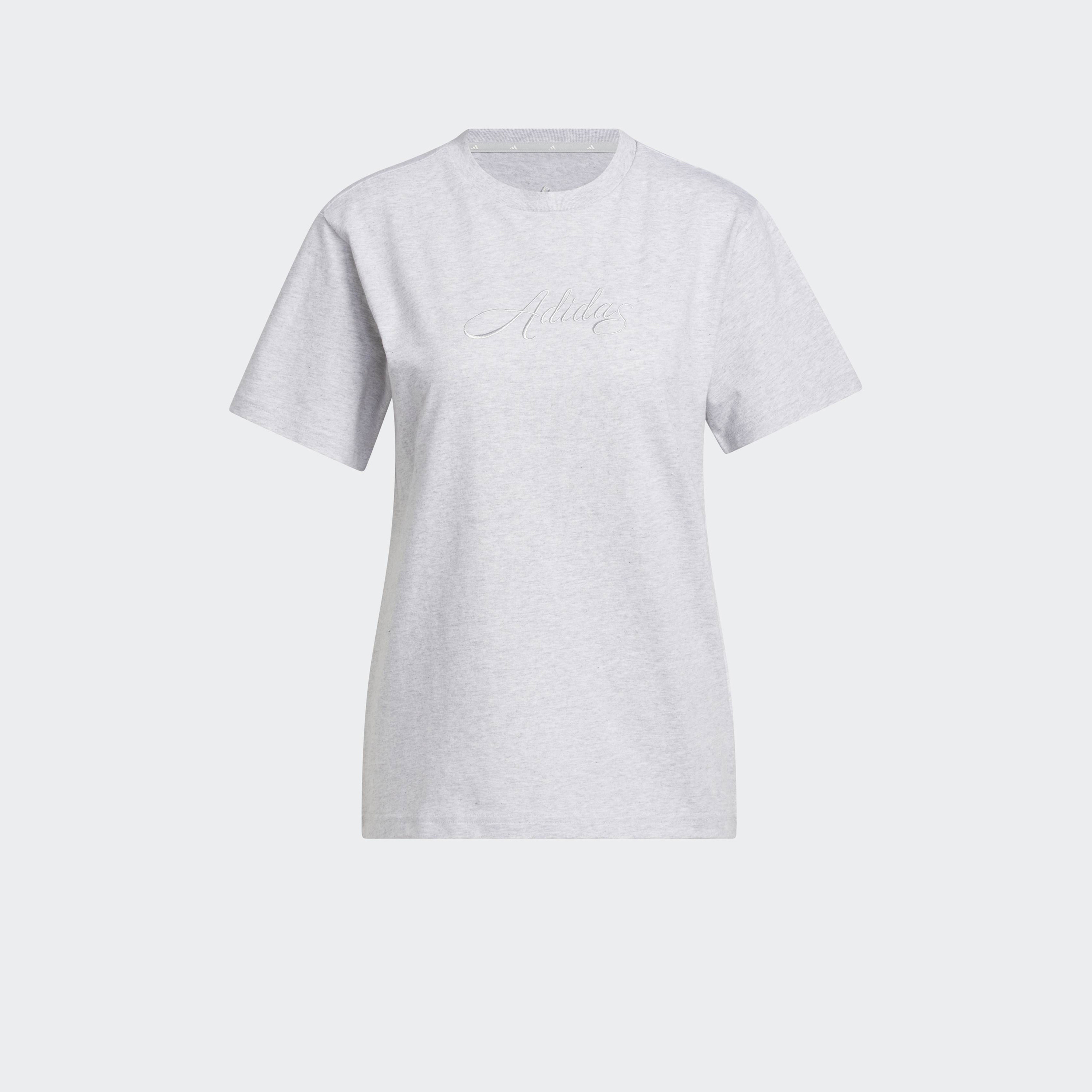 adidas Women Cursive Wordmark Graphic Short Sleeve T-Shirt-sports-women-clothing-tshirtsandvests-image-6