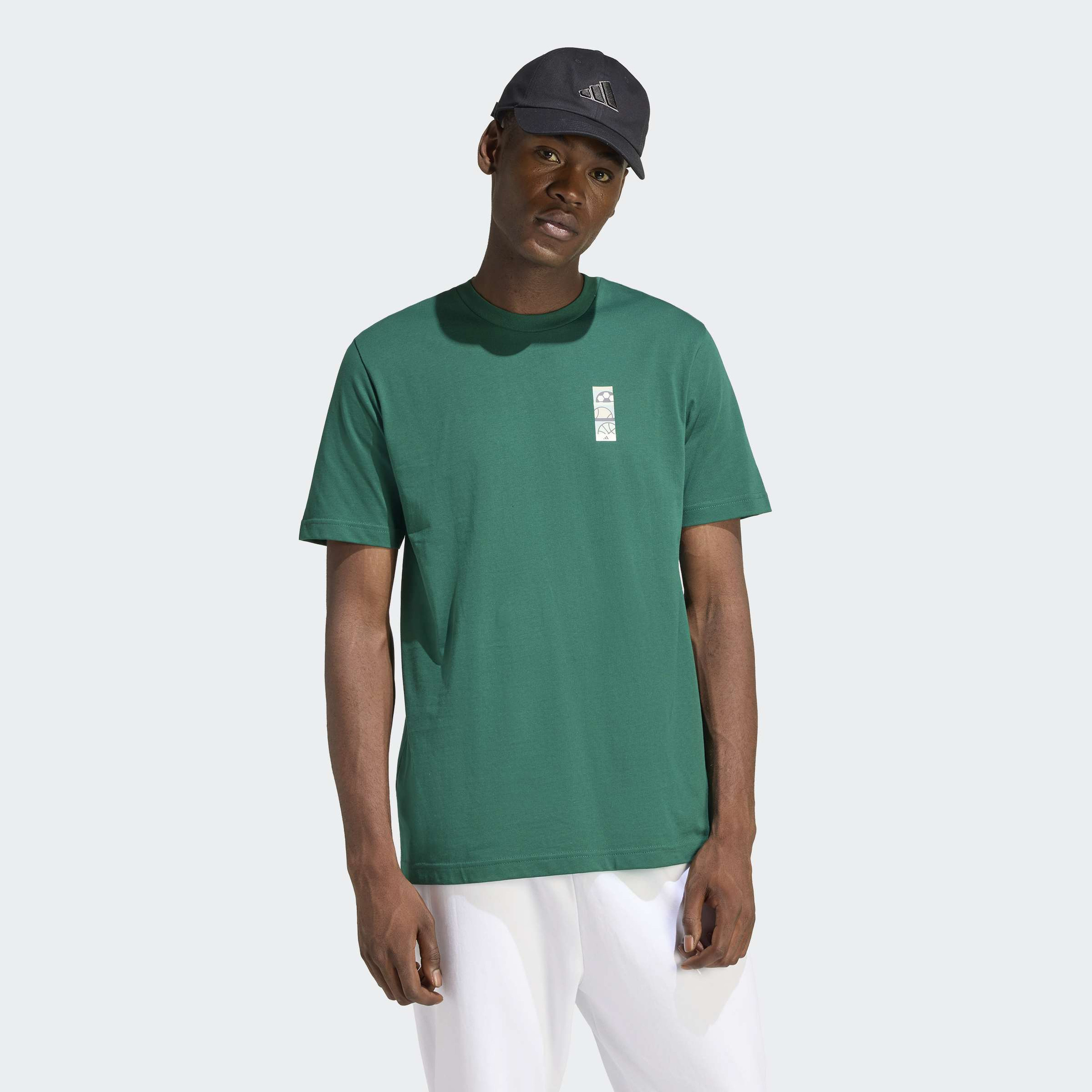 اديداس - تيشيرت رجالي بأكمام قصيرة مطبوع عليه صورة ملصق "ذكريات رياضية"-men-clothing-sportswearandactivewear-tshirtsandpolos-image-8