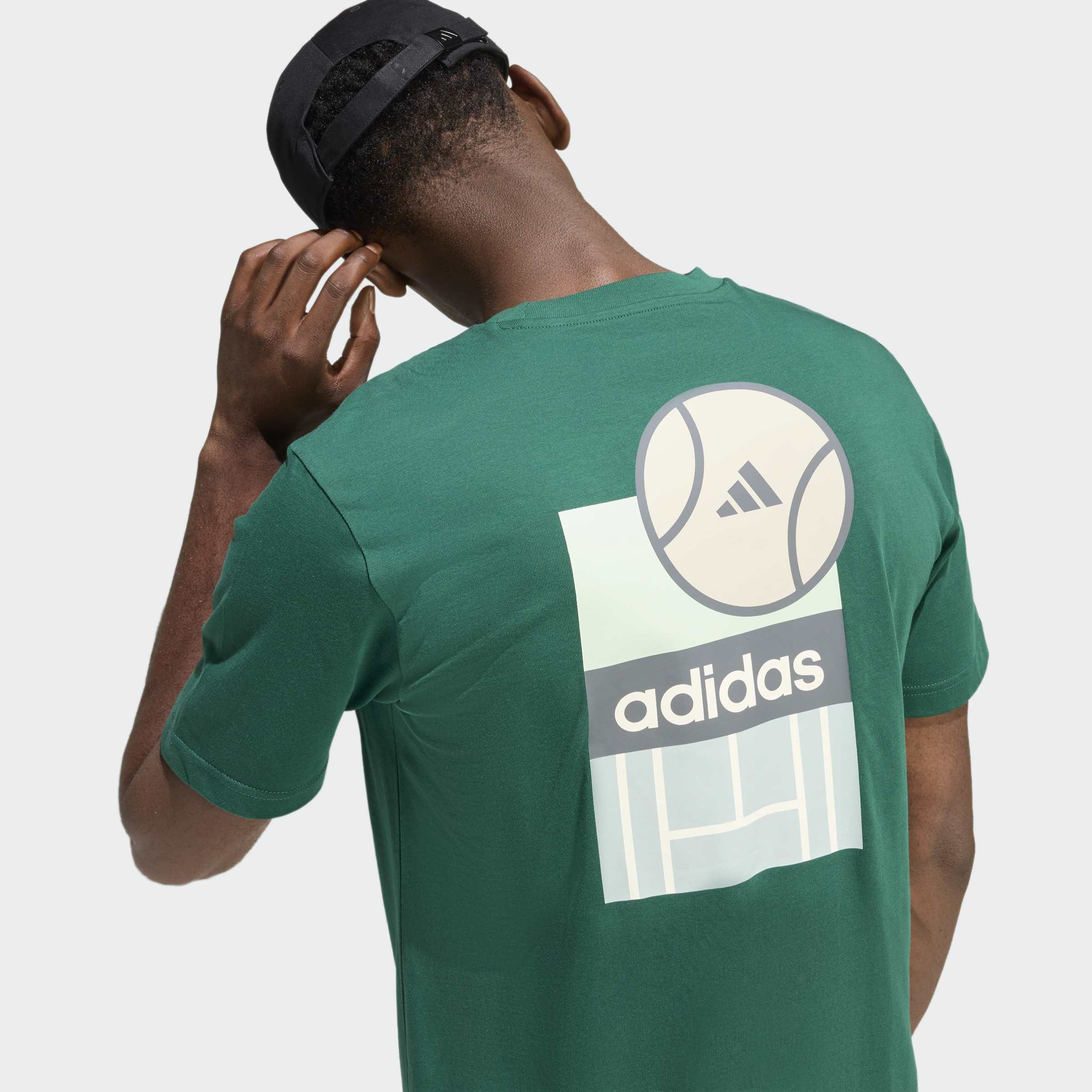 اديداس - تيشيرت رجالي بأكمام قصيرة مطبوع عليه صورة ملصق "ذكريات رياضية"-men-clothing-sportswearandactivewear-tshirtsandpolos-image-11
