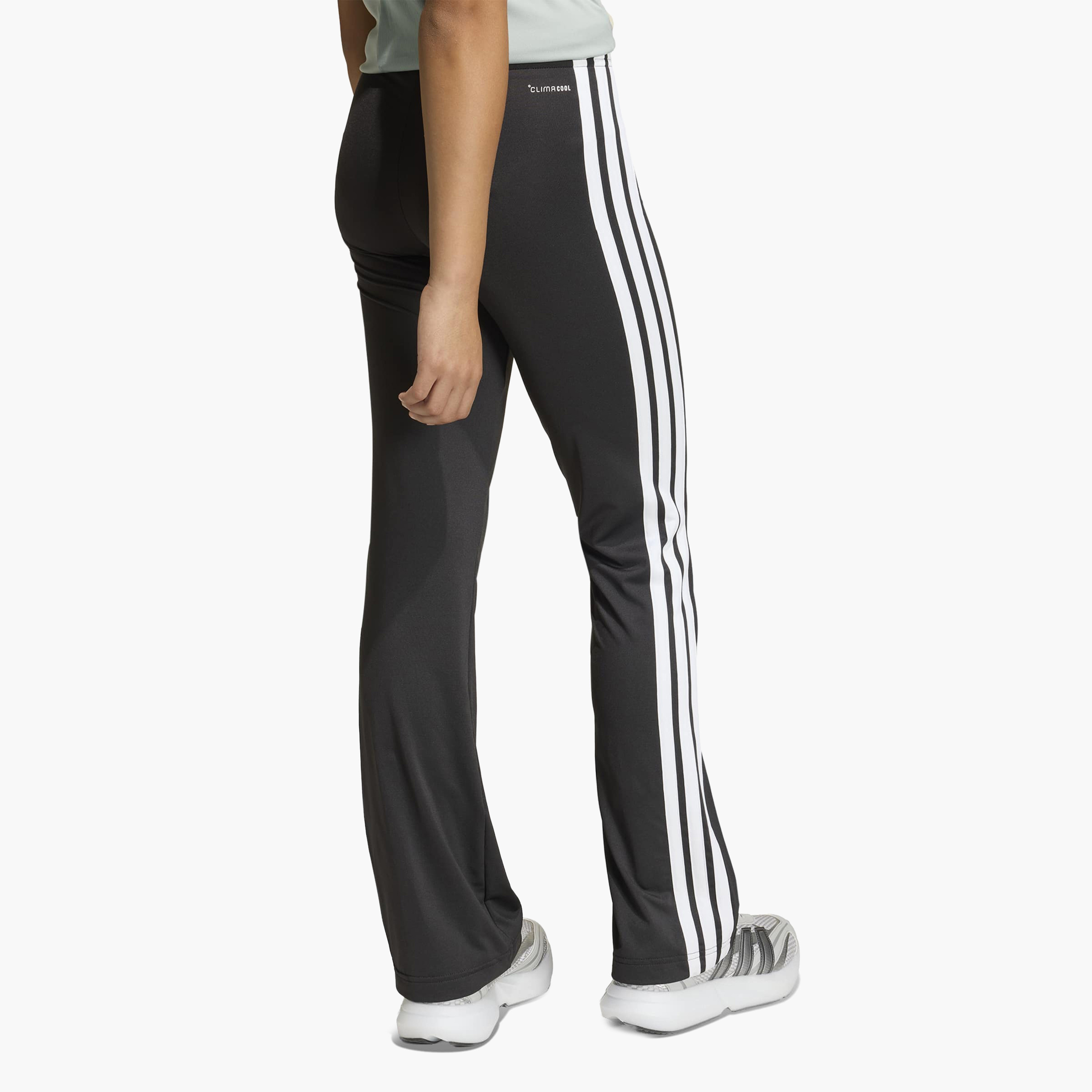 adidas Flared Leggings with Logo Print-girls-clothing-sportswear-bottoms-leggings-image-3