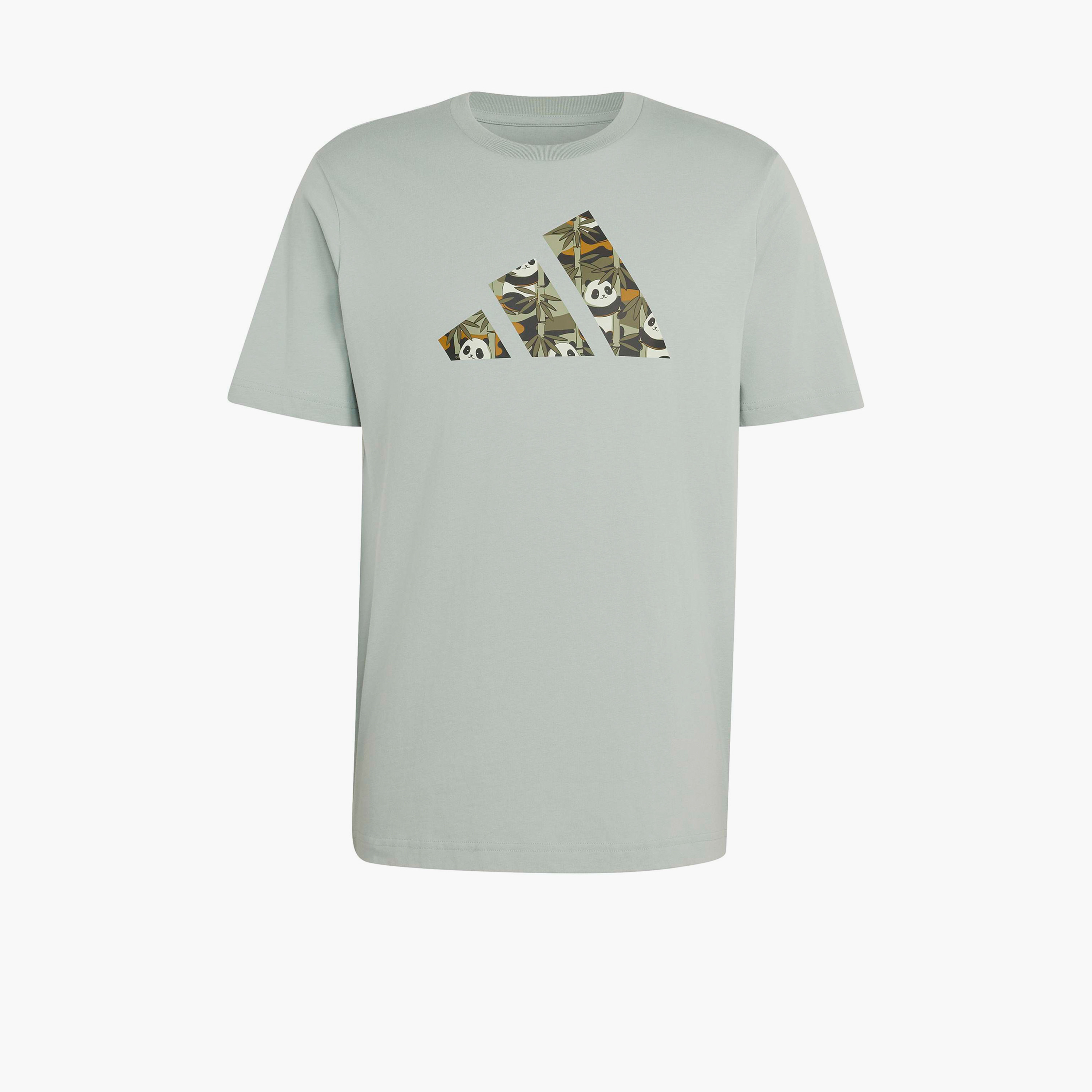 اديداس - تيشيرت رجالي بأكمام قصيرة بنقشة باندا مموهة-men-clothing-sportswearandactivewear-tshirtsandpolos-image-6
