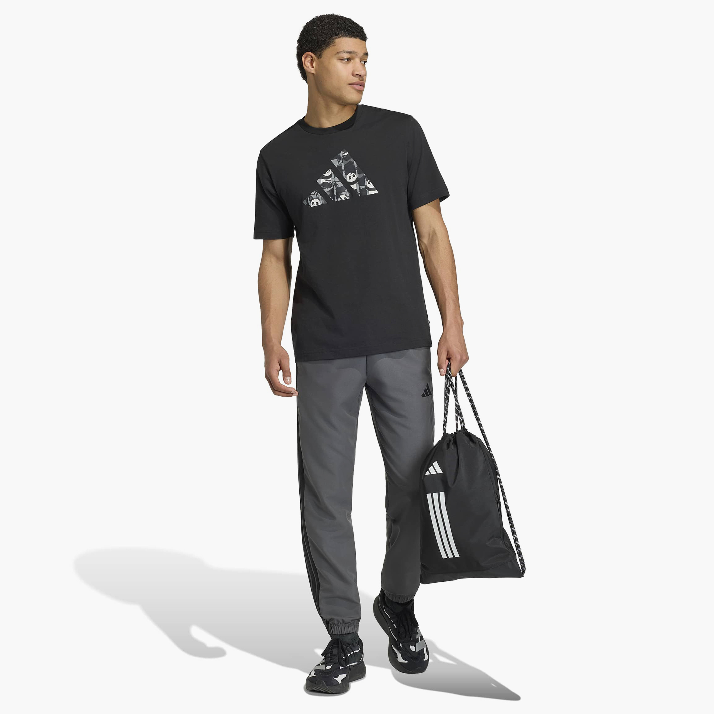 اديداس - تيشيرت رجالي بأكمام قصيرة بنقشة باندا مموهة-men-clothing-sportswearandactivewear-tshirtsandpolos-image-2