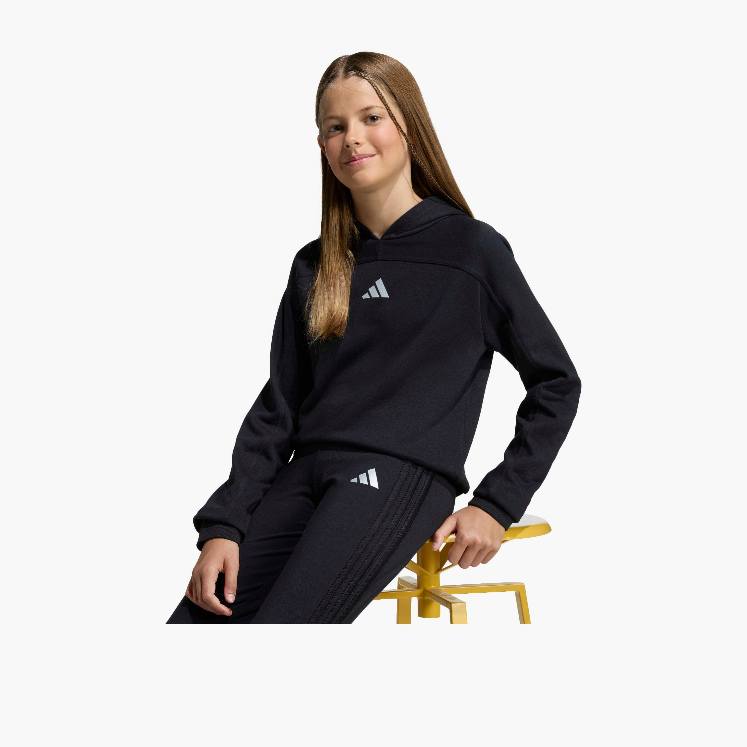 adidas Flared Leggings with Logo Print-girls-clothing-sportswear-bottoms-leggings-image-10