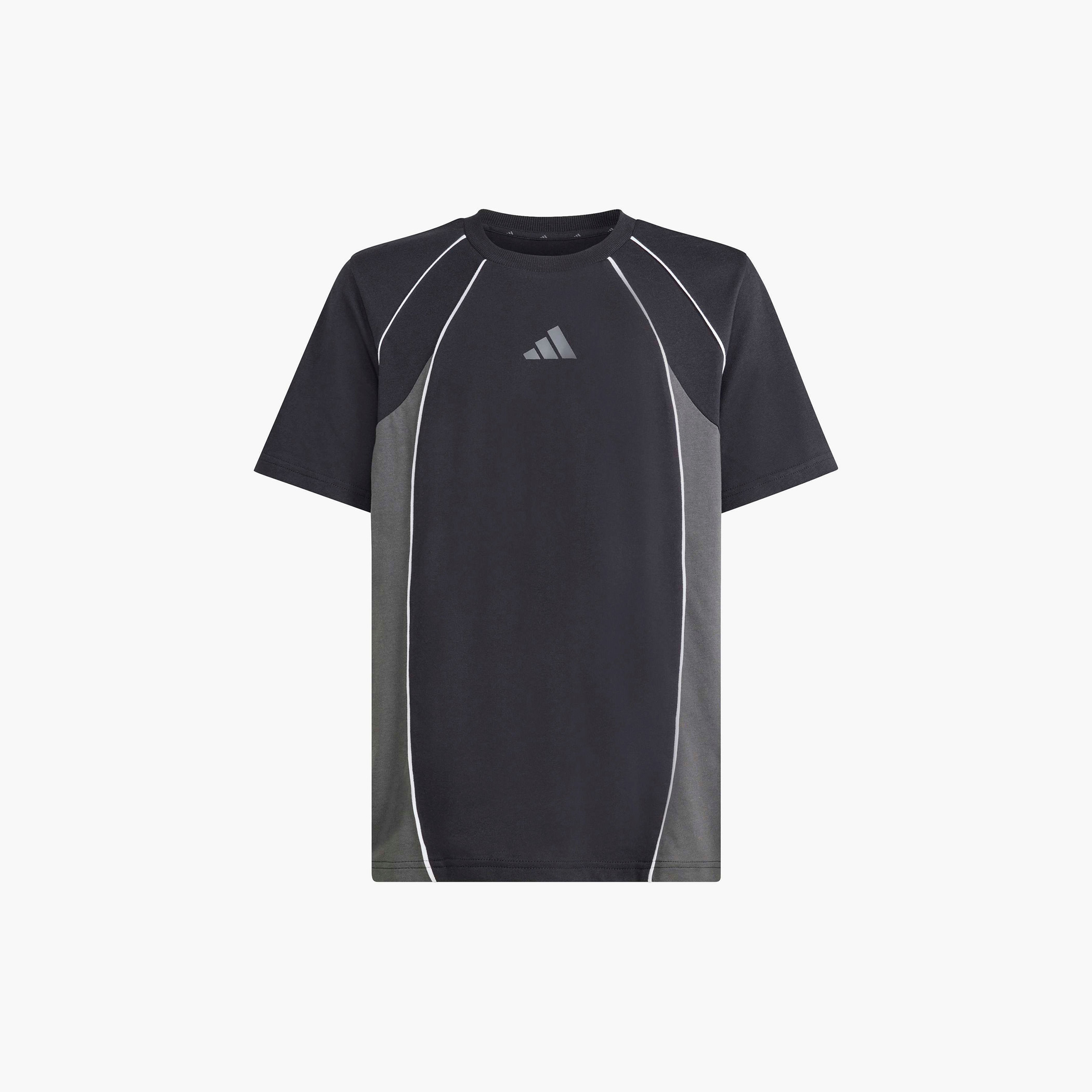 تيشيرت بياقة ضيقة وأكمام قصيرة من أديداس-boys-clothing-tshirtsandpolos-image-1