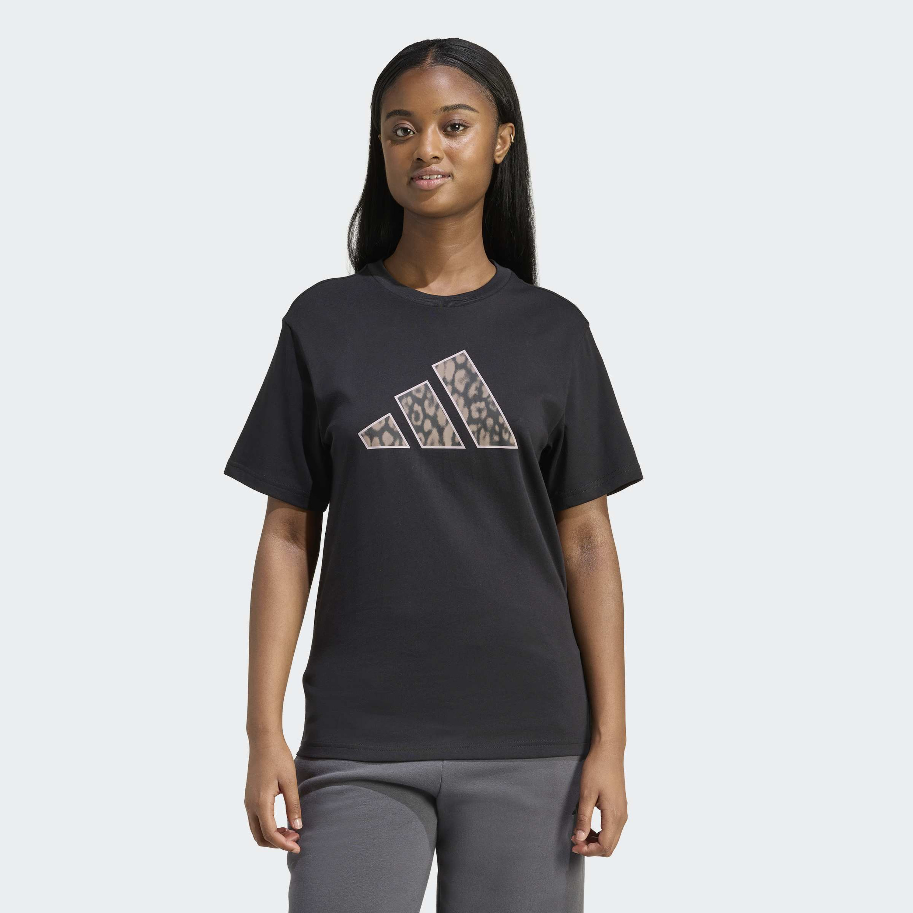 adidas Women Animal Graphic Short Sleeve T-Shirt-women-clothing-tshirts-image-1