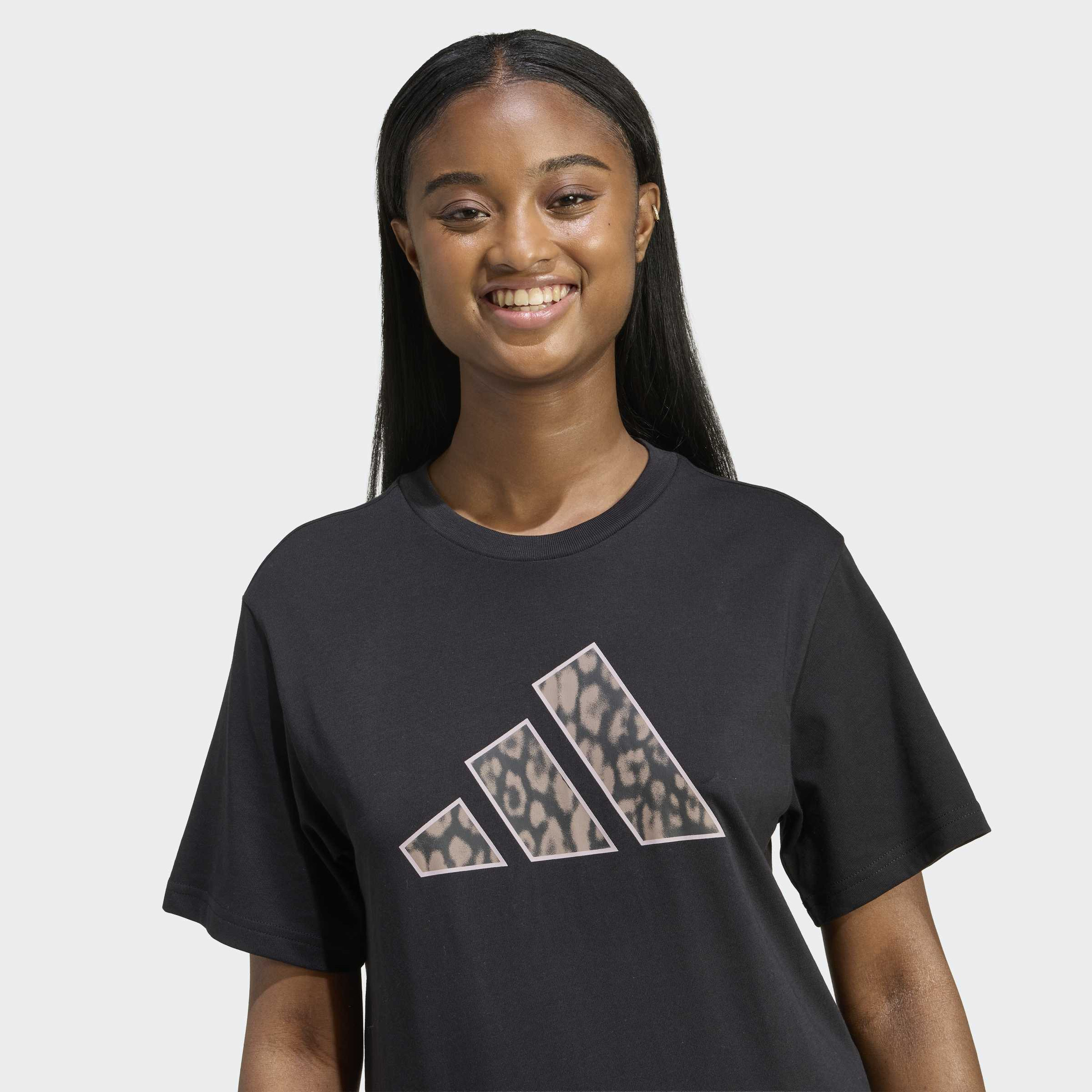 adidas Women Animal Graphic Short Sleeve T-Shirt-women-clothing-tshirts-image-4