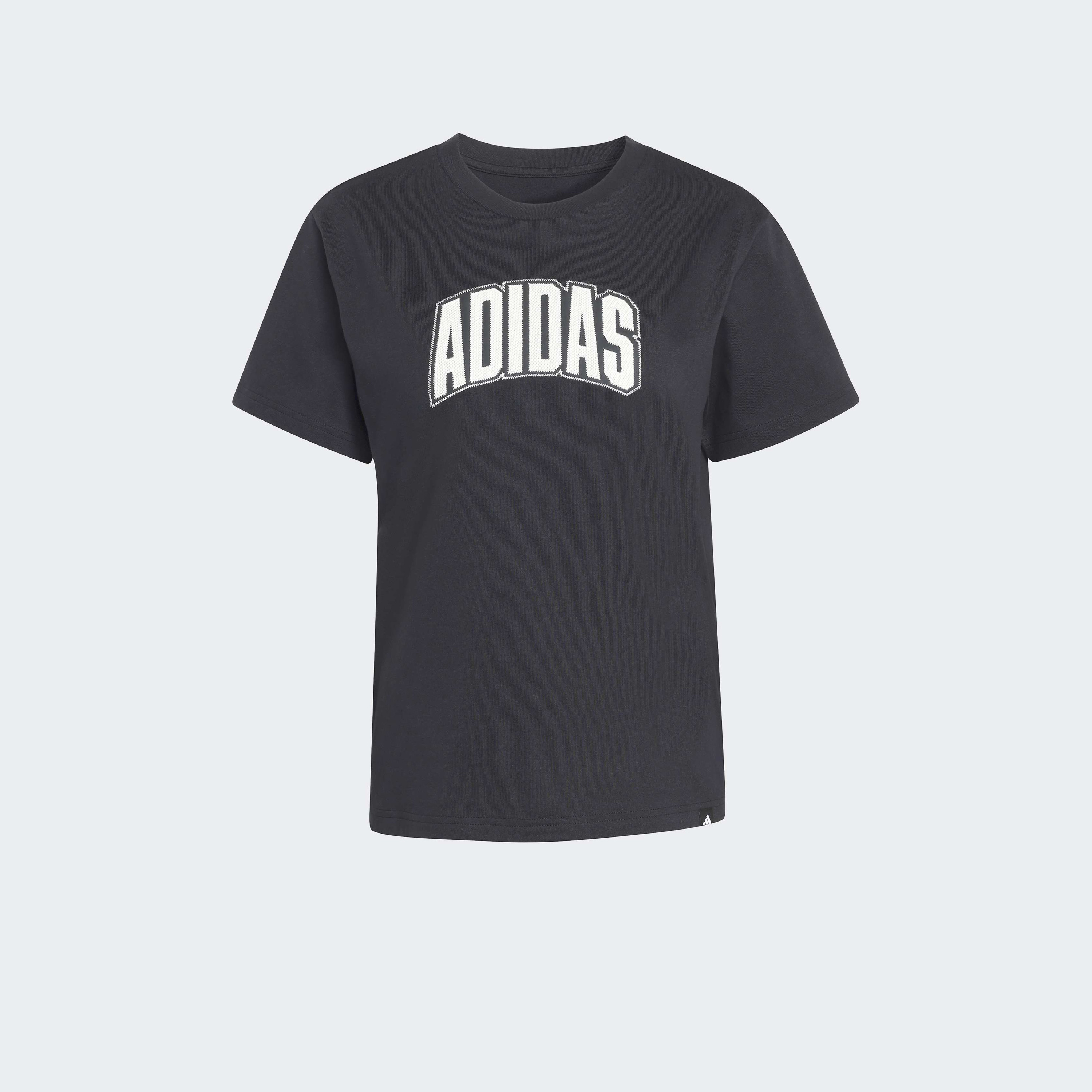 اديداس - تيشيرت نسائي بأكمام قصيرة برسومات جامعية-women-clothing-tshirts-image-5