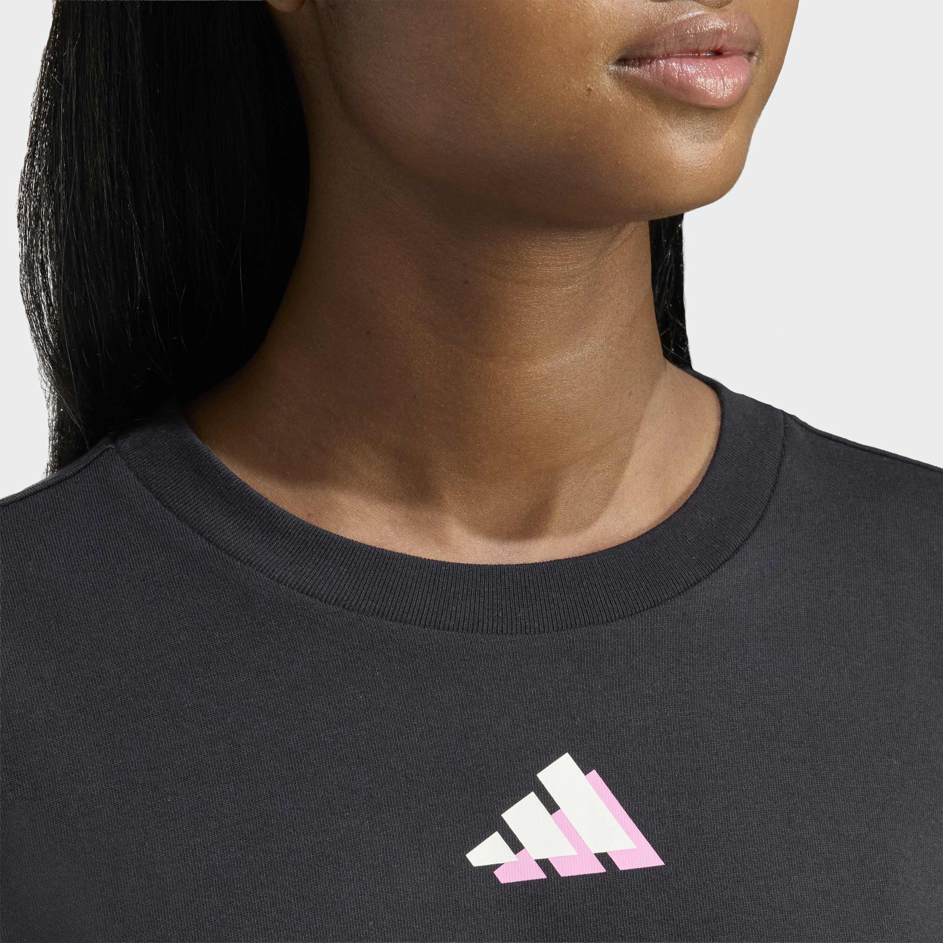 اديداس - تيشيرت نسائي بأكمام قصيرة مطبوع عليه رسومات من هاوس أوف تيرو-sports-women-clothing-tshirtsandvests-image-12