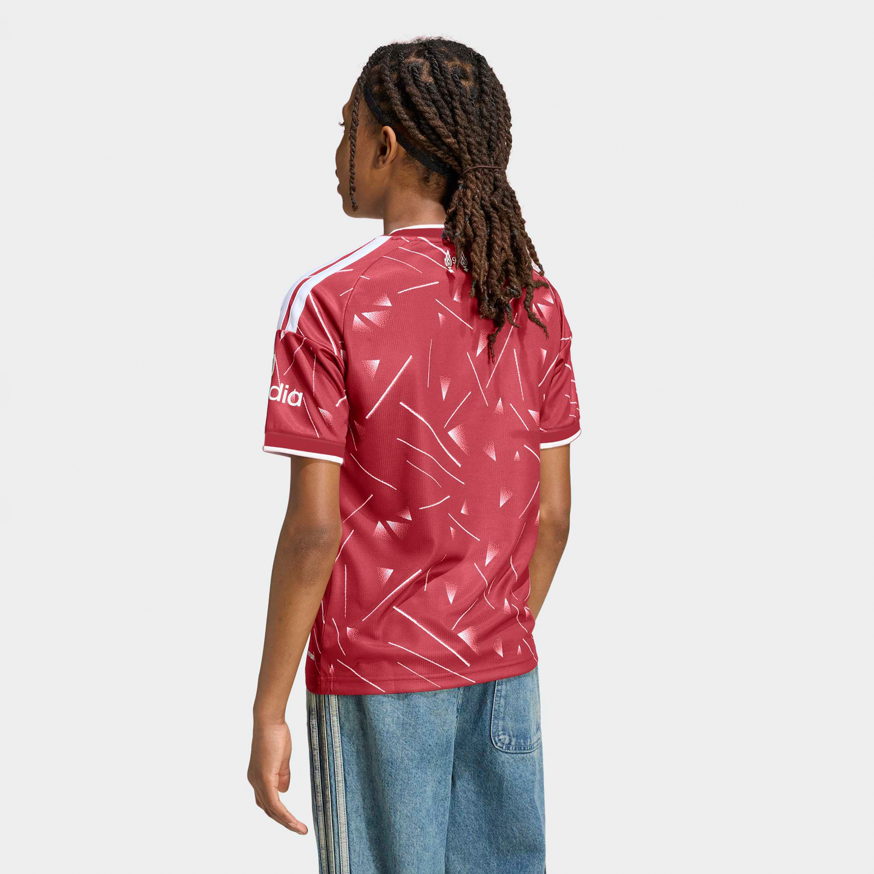 adidas Kids Liverpool FC 25/26 Home Short Sleeve Jersey-sports-boys-clothing-tops-image-4