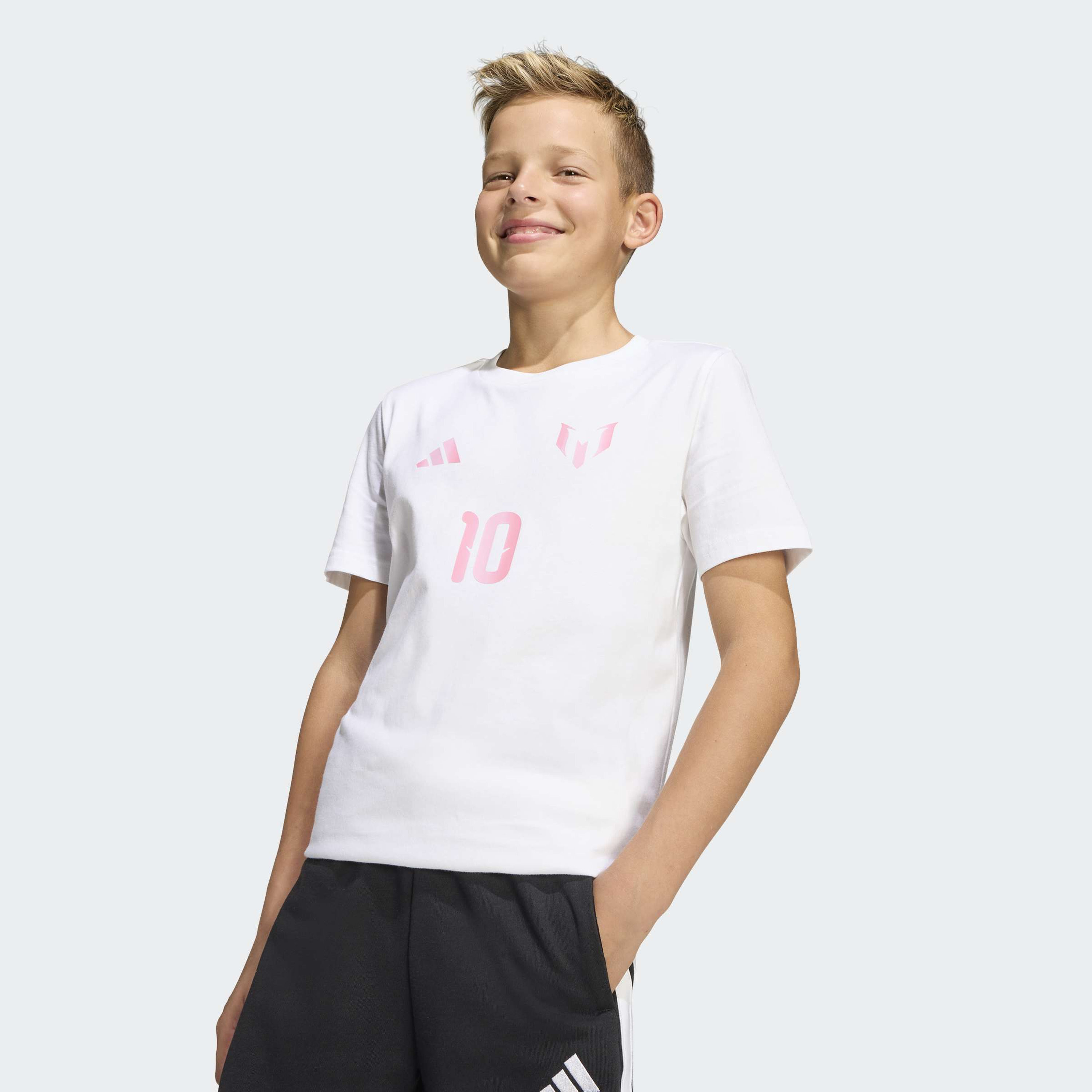 adidas Kids Messi Short-Sleeve T-shirt-boys-clothing-sportswear-tops-image-4