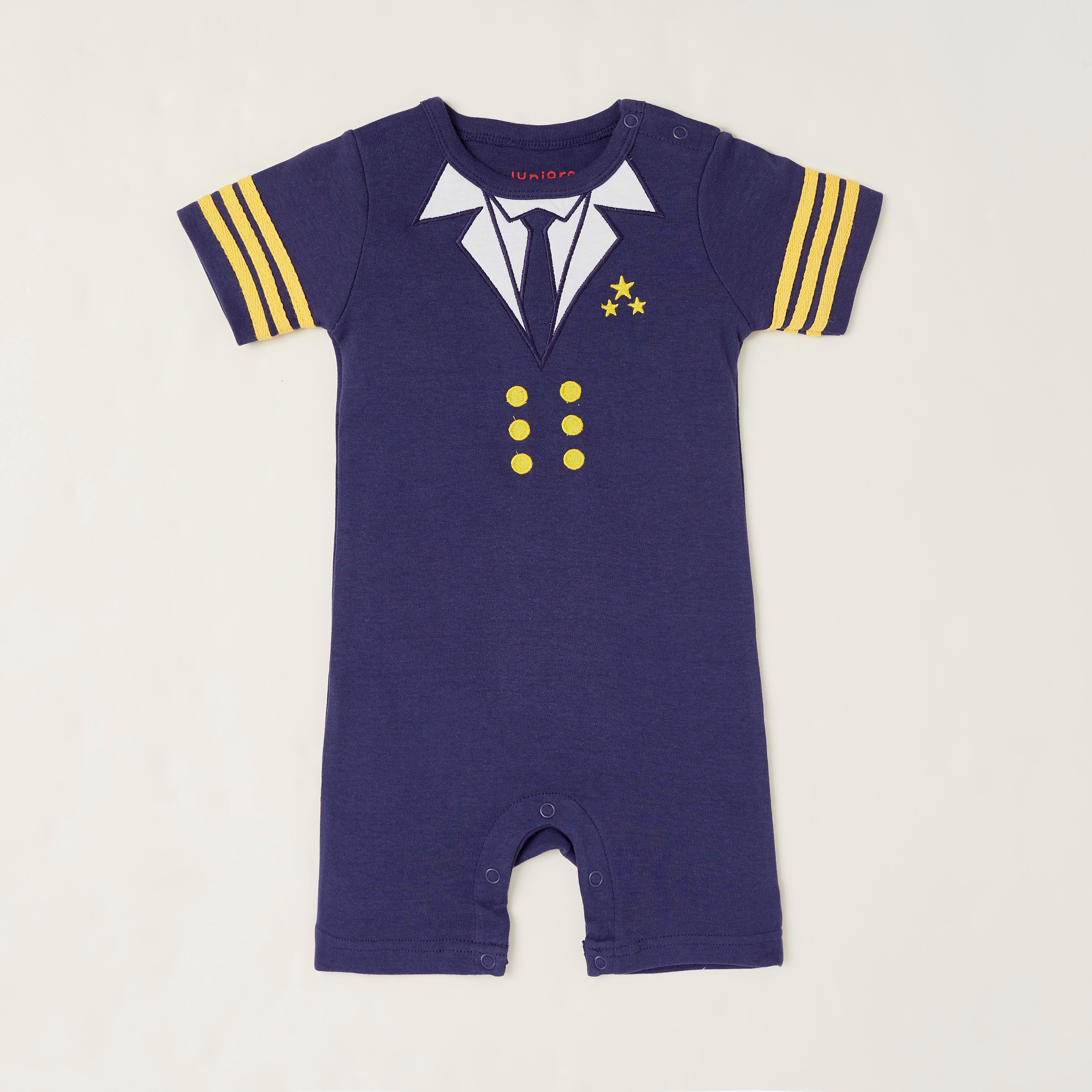 أفرول بأكمام قصيرة من جونيورز-baby-girls-clothing-rompers-image-1