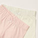Juniors Solid Shorts with Elasticised Waistband - Set of 2-Shorts-thumbnail-2