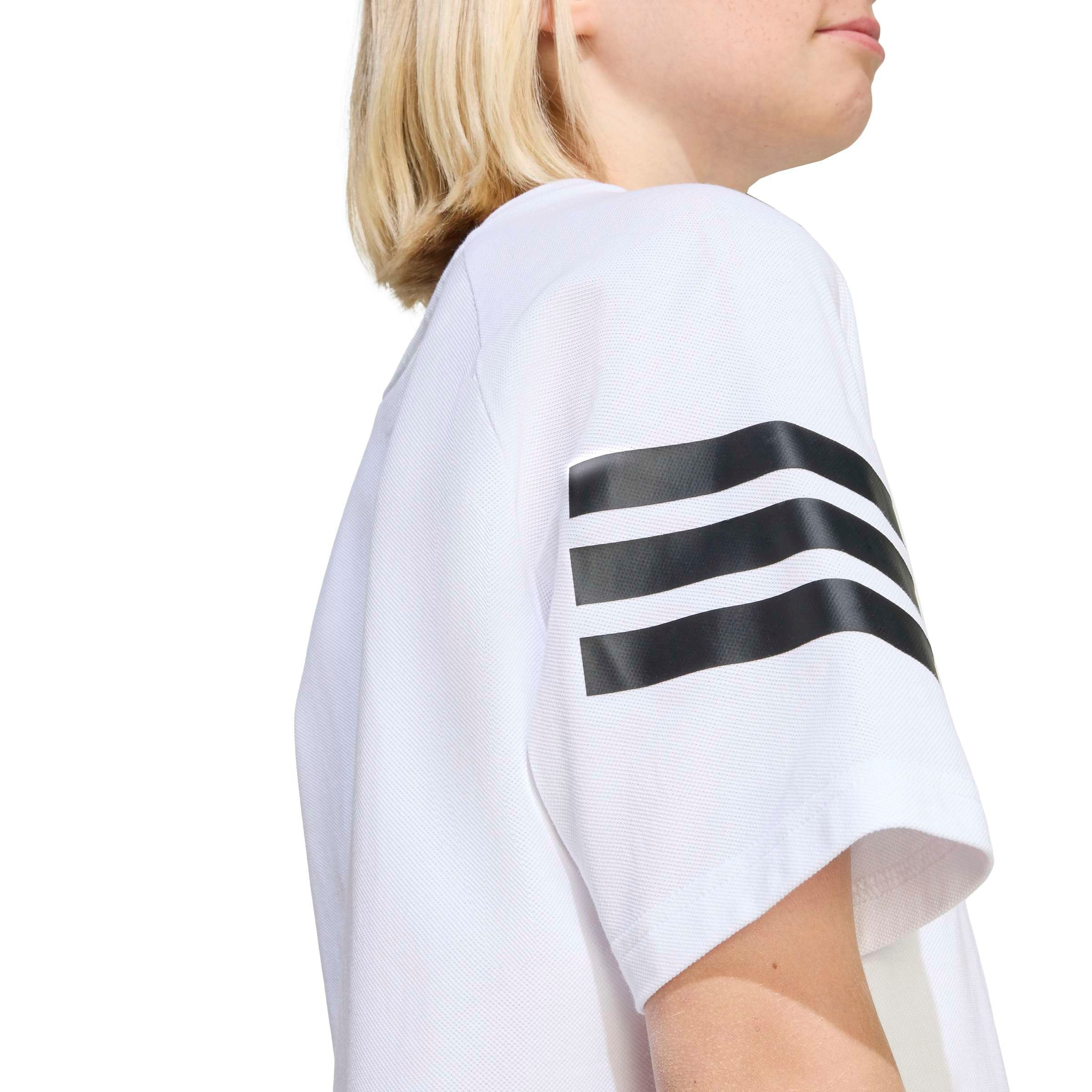 adidas Crew Neck Short Sleeve T-shirt with Logo Print-boys-clothing-sportswear-tops-image-6