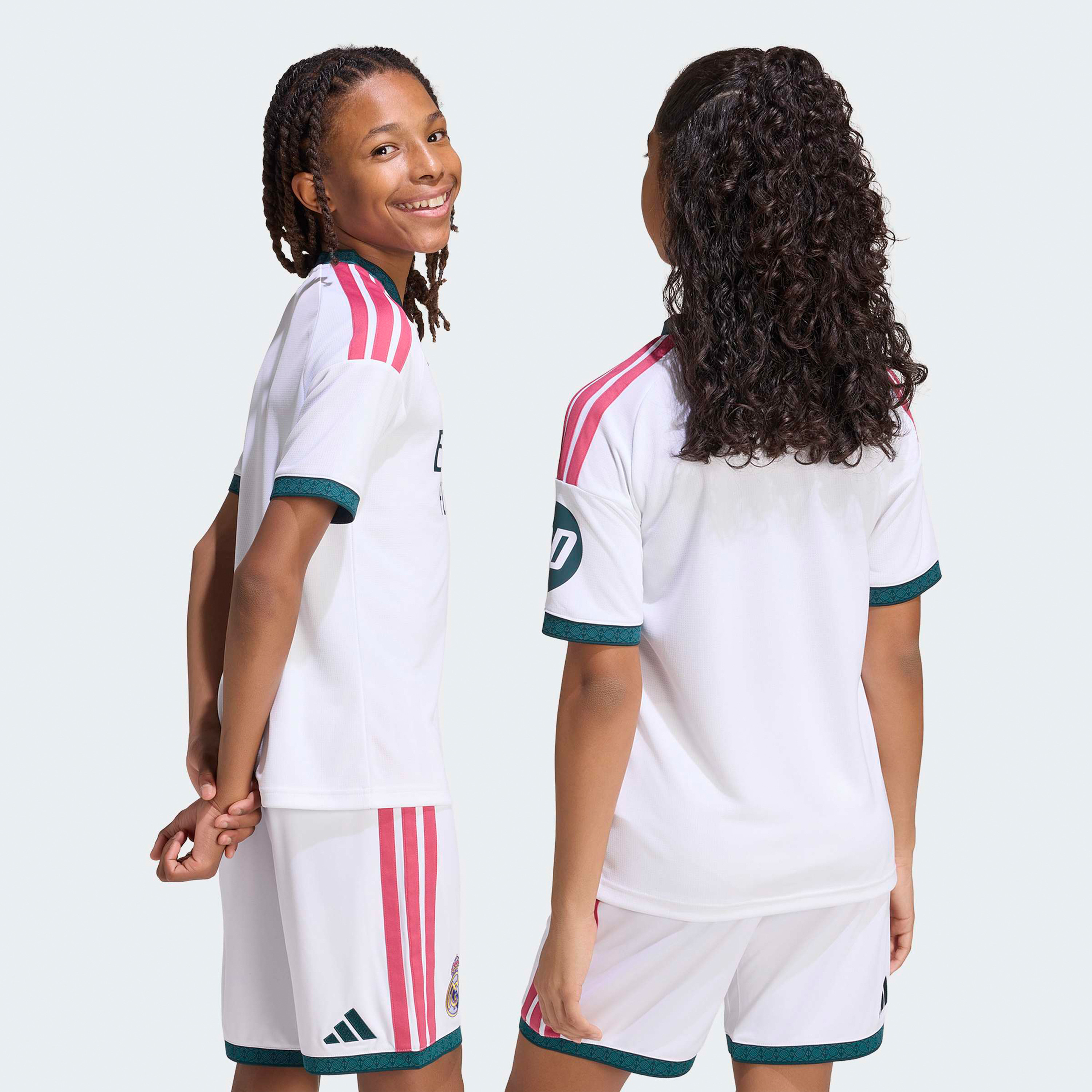 adidas Kids Real Madrid 25/26 Home Short Sleeve Jersey-sports-boys-clothing-tops-image-7