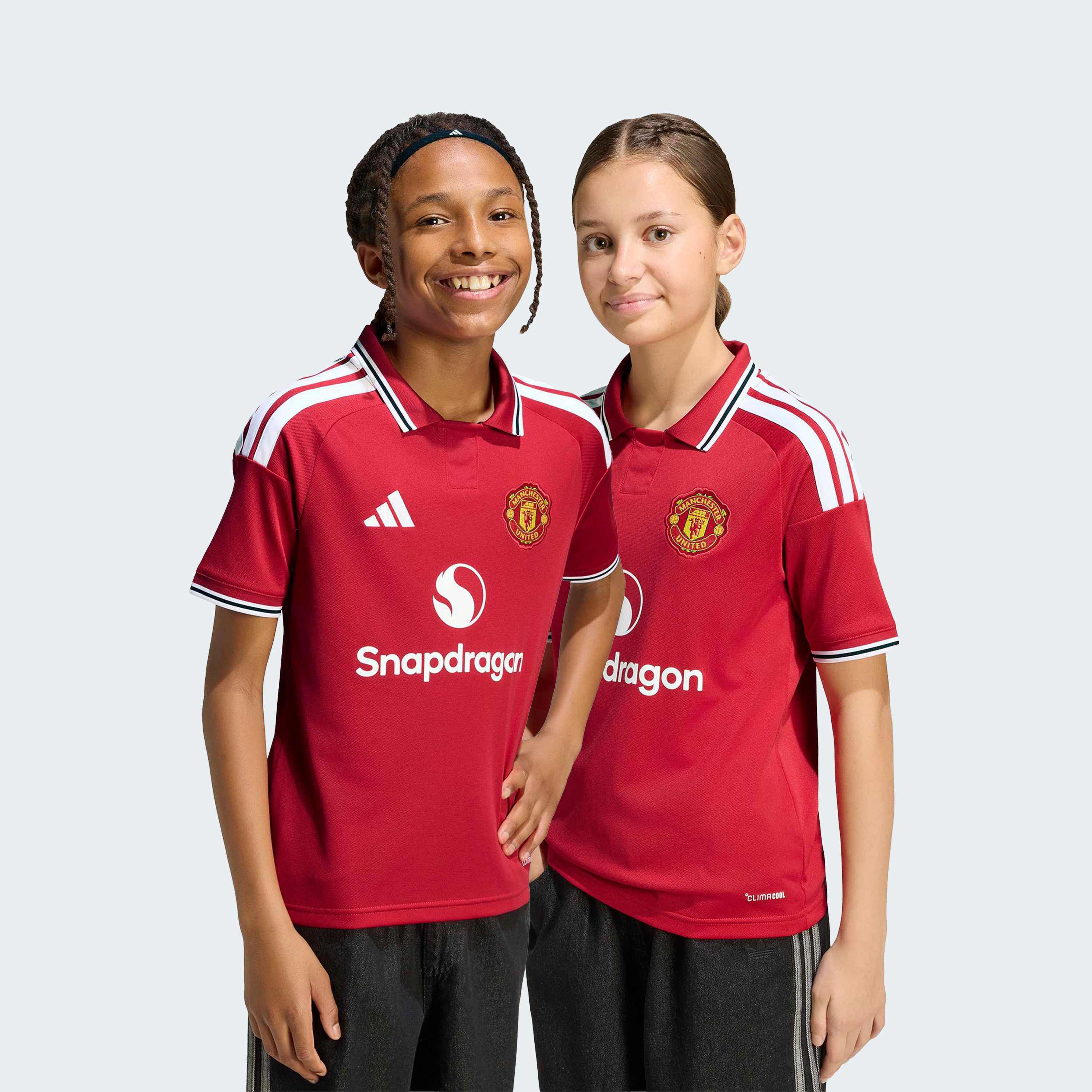 اديداس - قميص مانشستر يونايتد قصير الأكمام للأطفال-sports-boys-clothing-tops-image-1