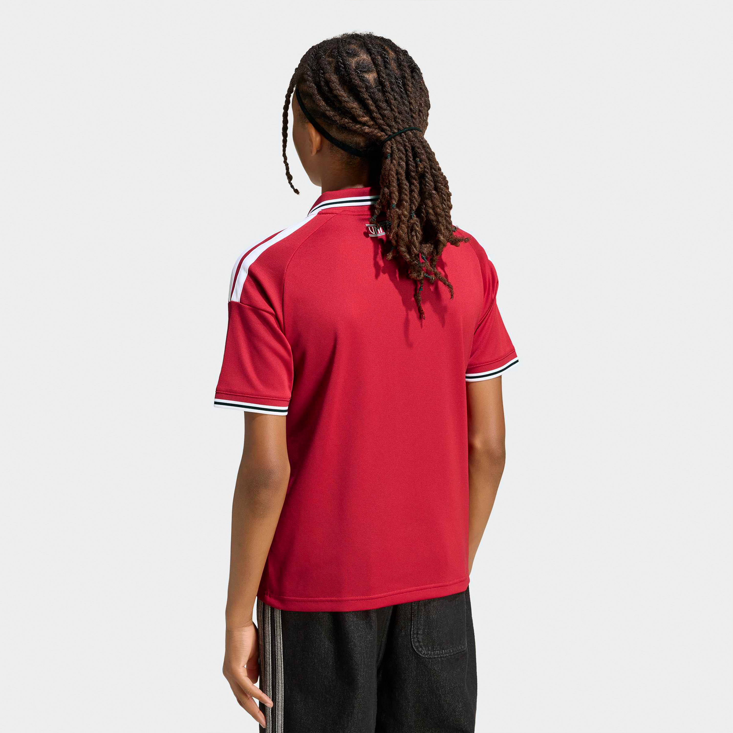 اديداس - قميص مانشستر يونايتد قصير الأكمام للأطفال-sports-boys-clothing-tops-image-4