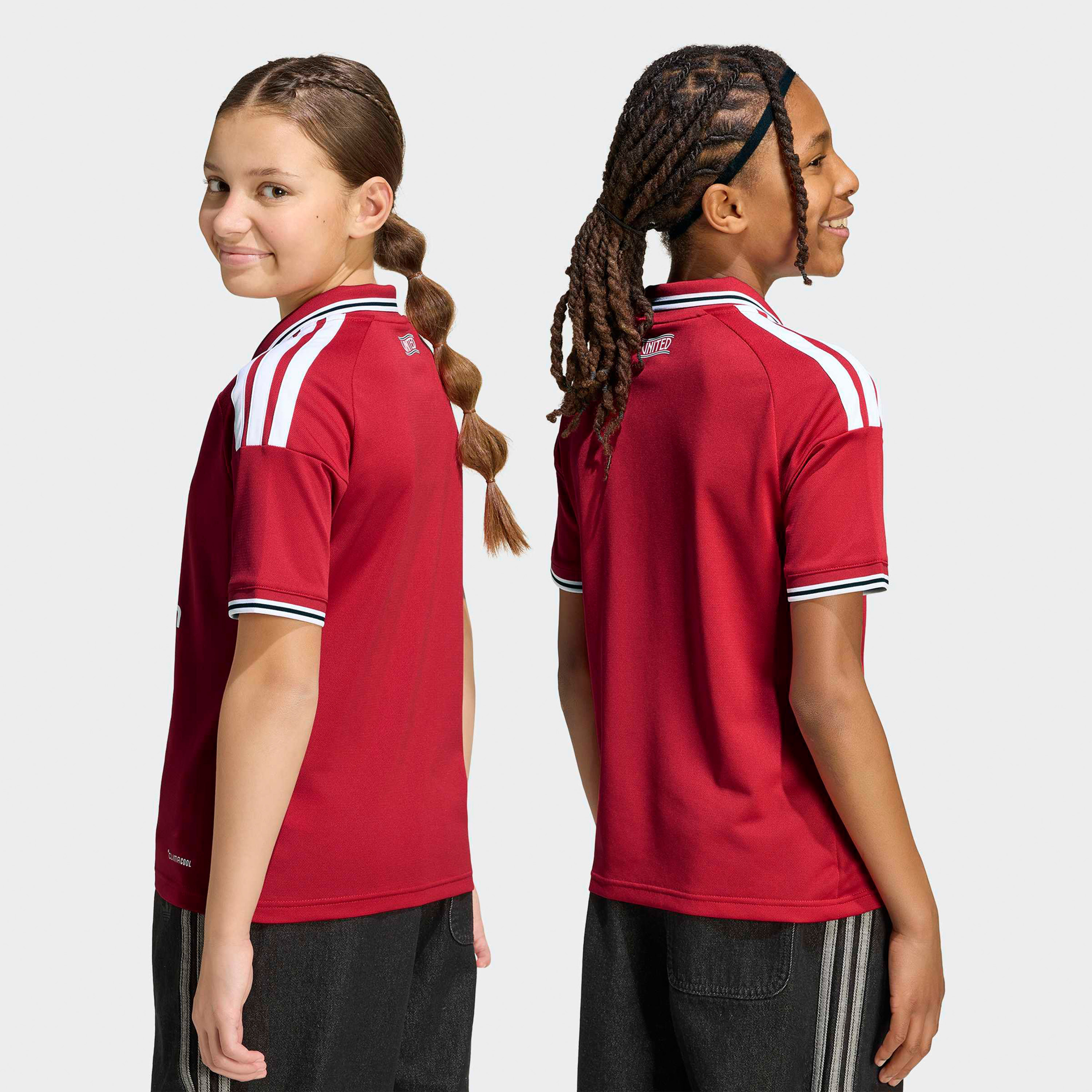 اديداس - قميص مانشستر يونايتد قصير الأكمام للأطفال-sports-boys-clothing-tops-image-7