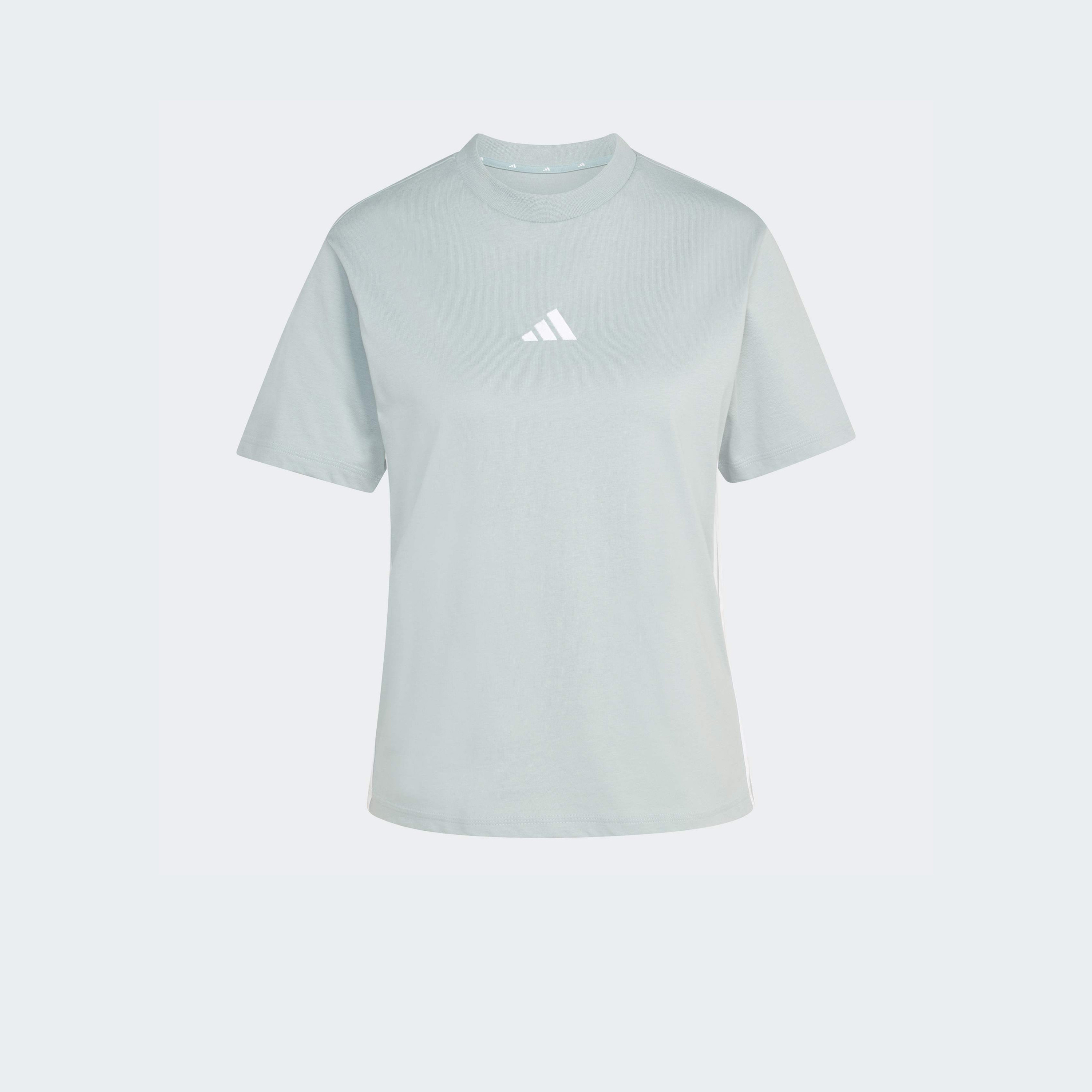 أديداس - تيشيرت إسينشالز النسائي القطني بثلاثة خطوط JX7619 | OE-women-clothing-tshirts-image-2