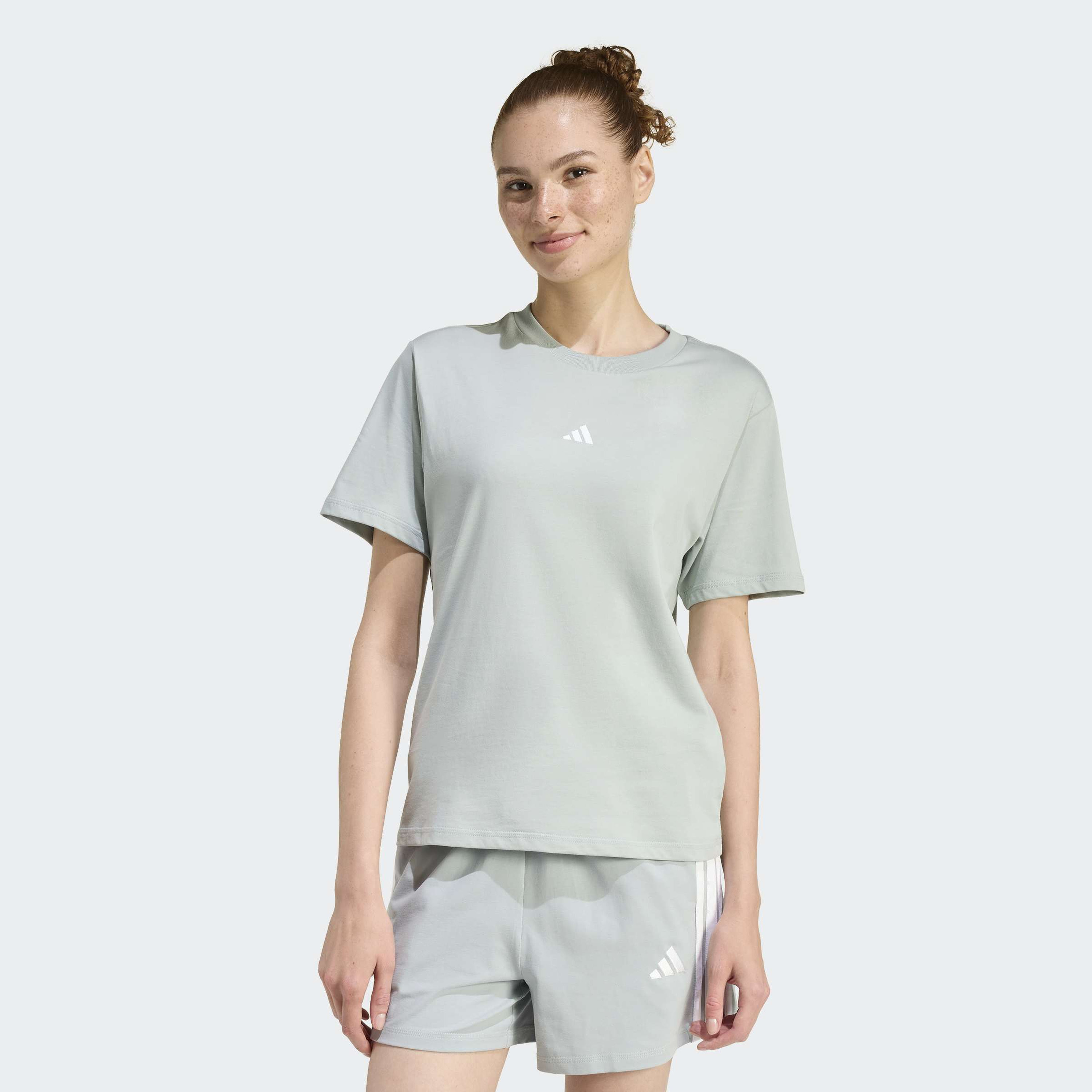adidas Women's Essentials Small Logo Cotton T-Shirt | OE-women-clothing-tshirts-image-1