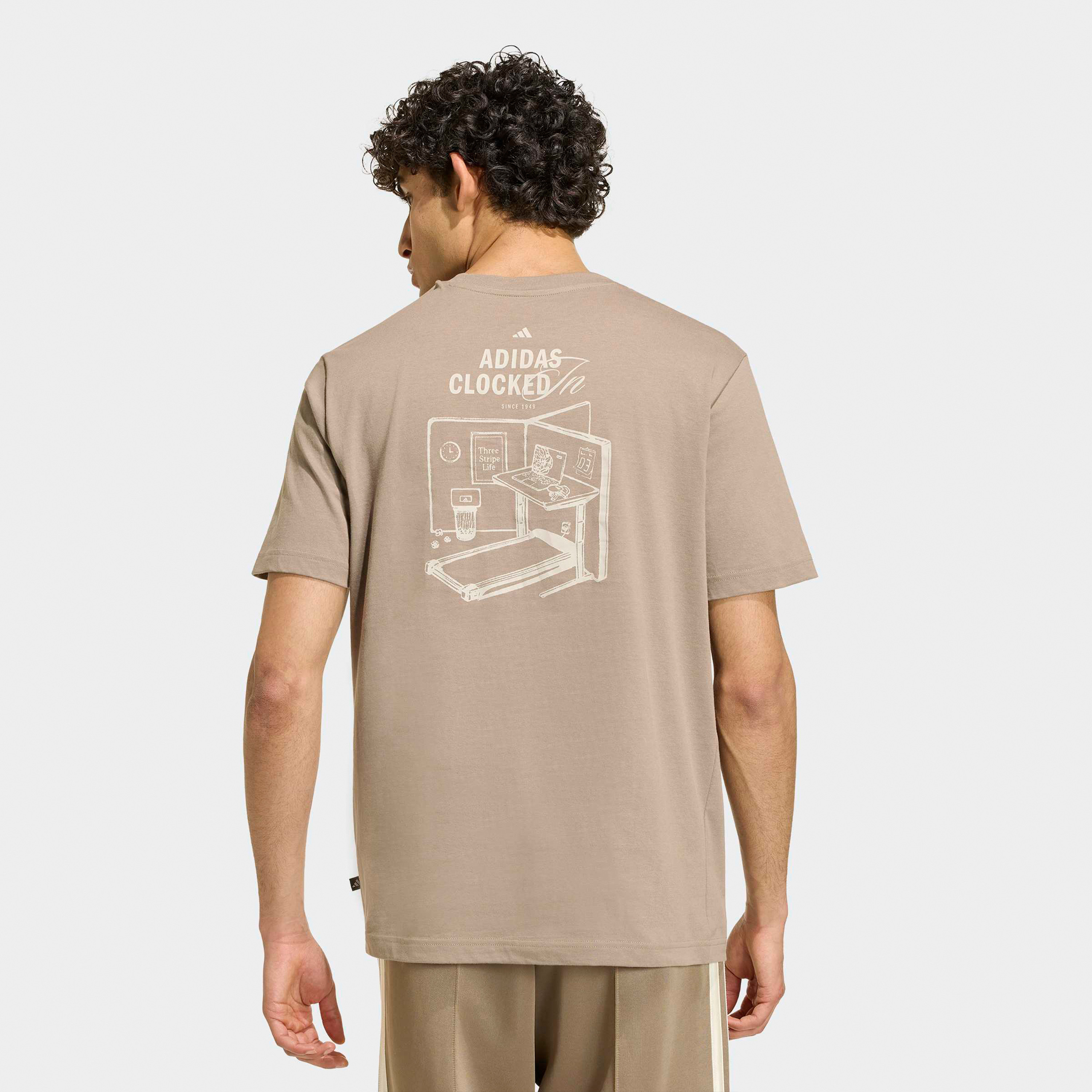 adidas Men Clocked In Office Graphic Short-Sleeve Crew Neck T-shirt-men-clothing-sportswearandactivewear-tshirtsandpolos-image-3