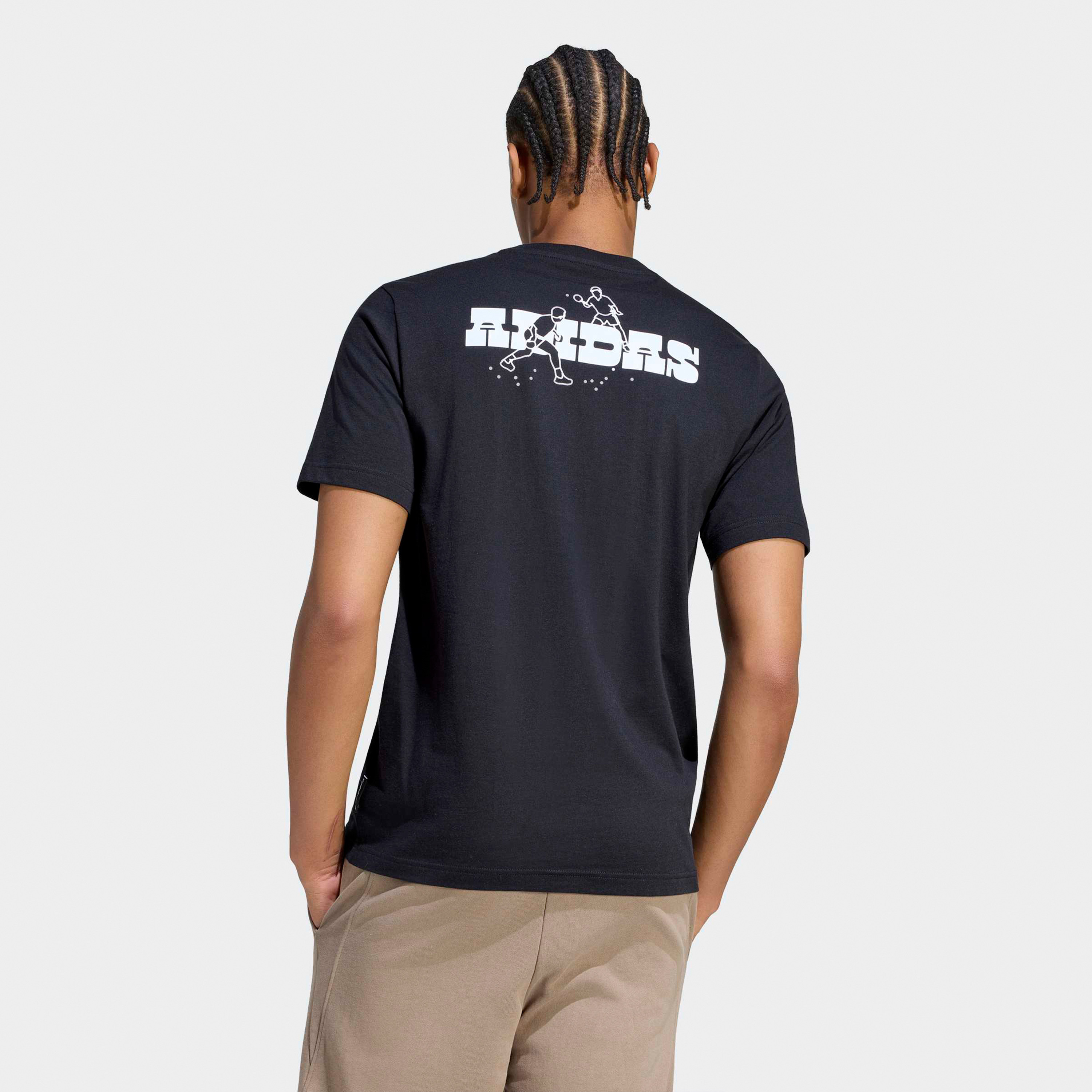 اديداس - تيشيرت رجالي بأكمام قصيرة ورقبة دائرية مزين برسومات لعبة بونغ-men-clothing-sportswearandactivewear-tshirtsandpolos-image-3