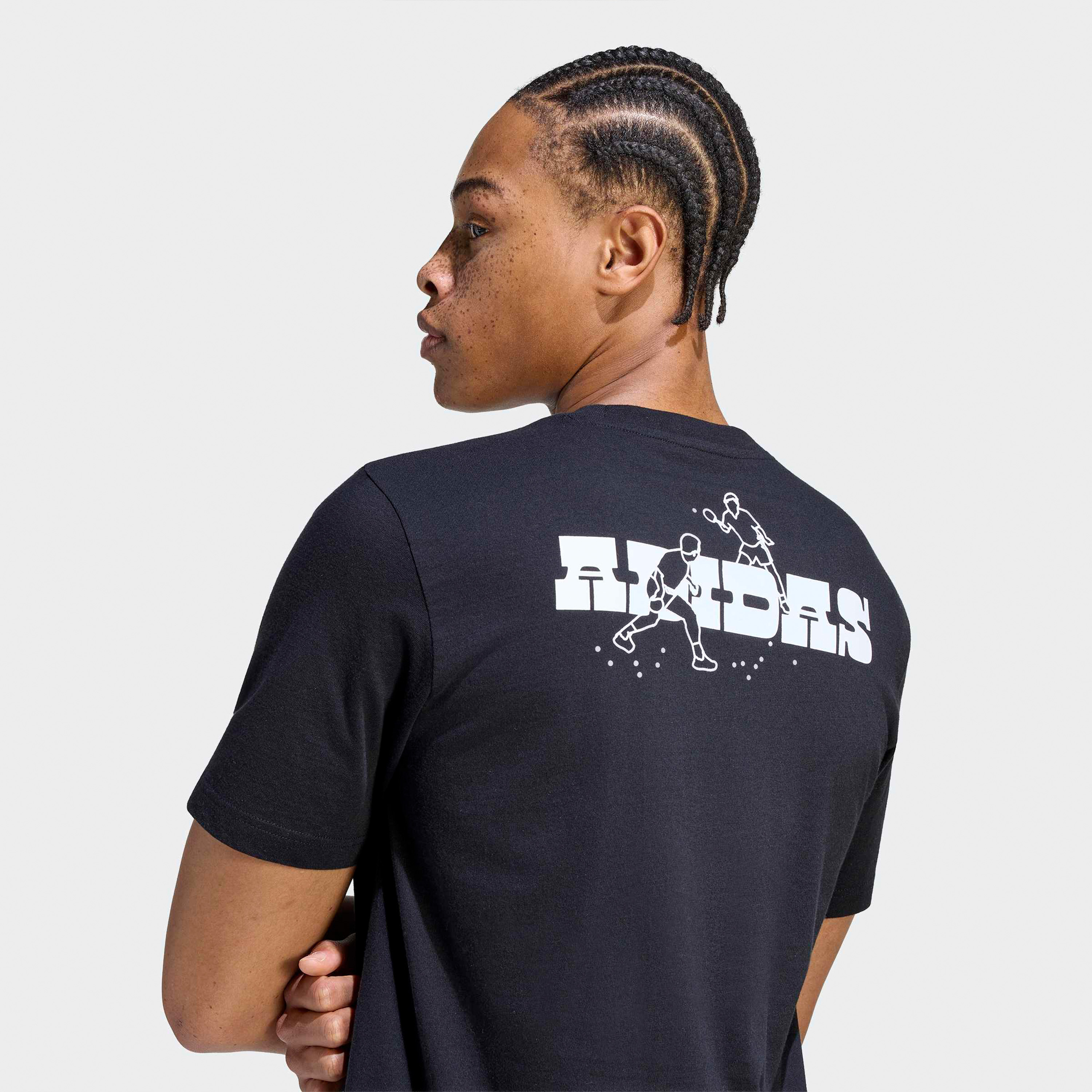 اديداس - تيشيرت رجالي بأكمام قصيرة ورقبة دائرية مزين برسومات لعبة بونغ-men-clothing-sportswearandactivewear-tshirtsandpolos-image-5