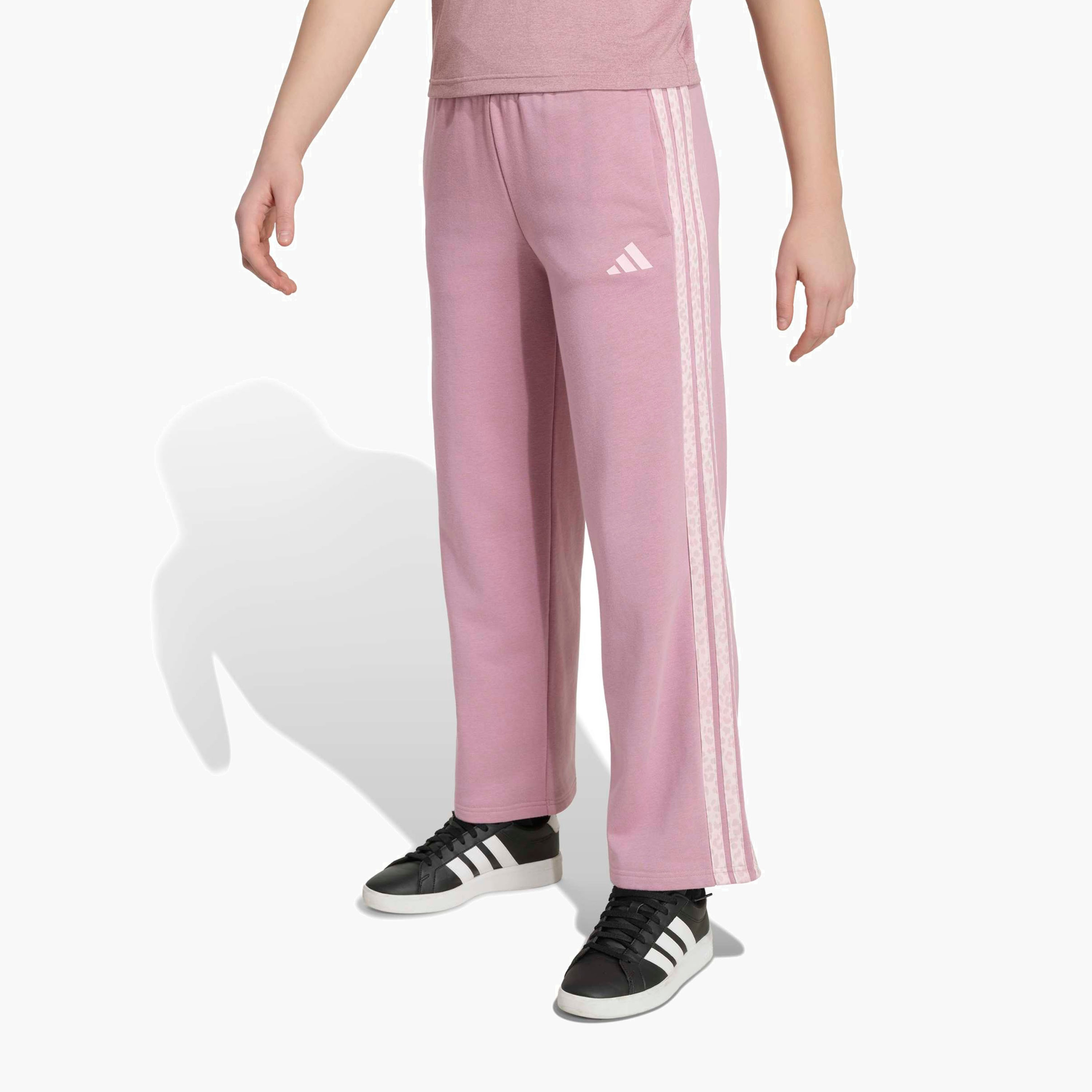 adidas Track Pants with Logo Print-sports-girls-clothing-bottoms-joggersandtrackpants-image-2