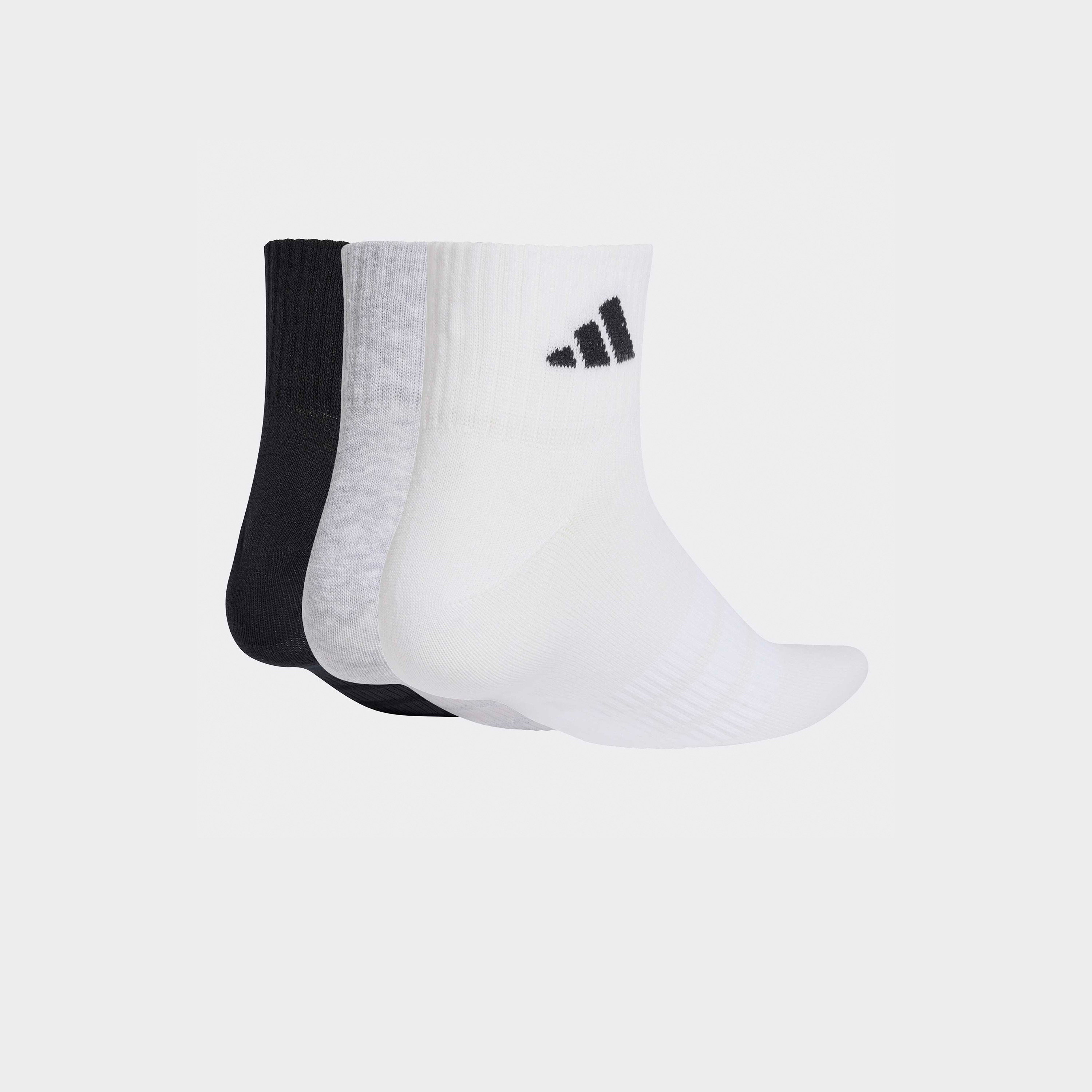 جوارب بطول الكاحل للرجال من أديداس - طقم من 3 أزواج-men-socks-image-2