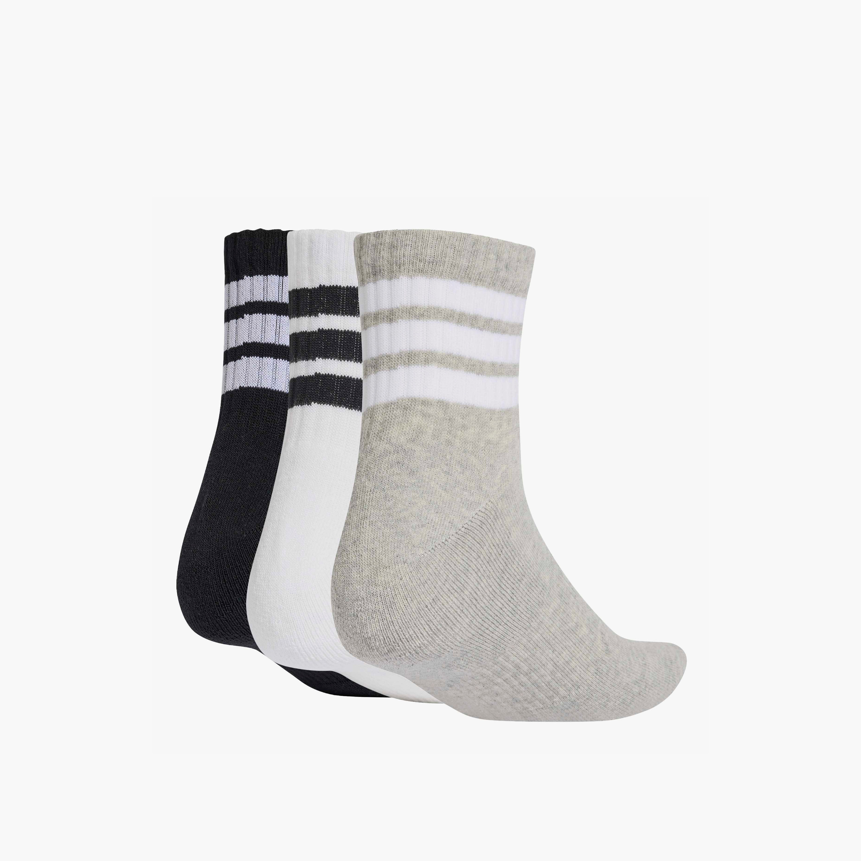 Adidas Men Sports Socks Ankle Length - Set of 3-men-socks-image-2