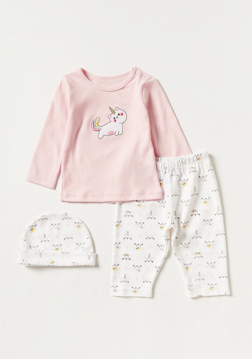 Juniors 10-Piece Caticorn Printed Clothing Gift Set-Clothes Sets-image-1