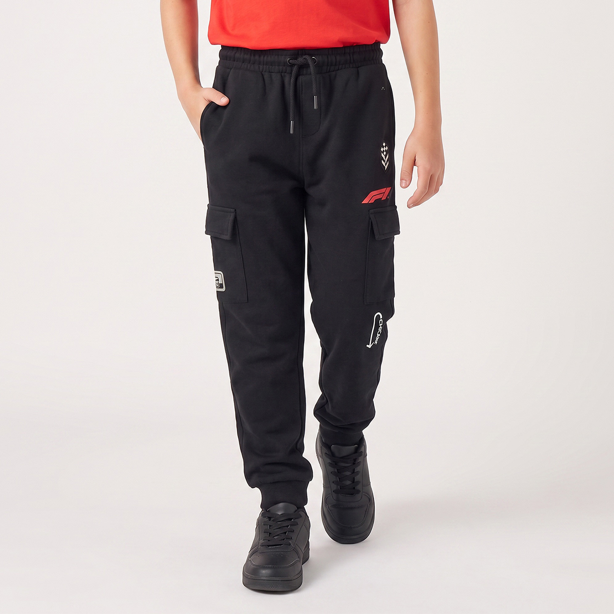 بنطلون رياضي بخصر مطاطي ورباط وطبعات-boys-clothing-bottoms-joggersandtrackpants-image-1