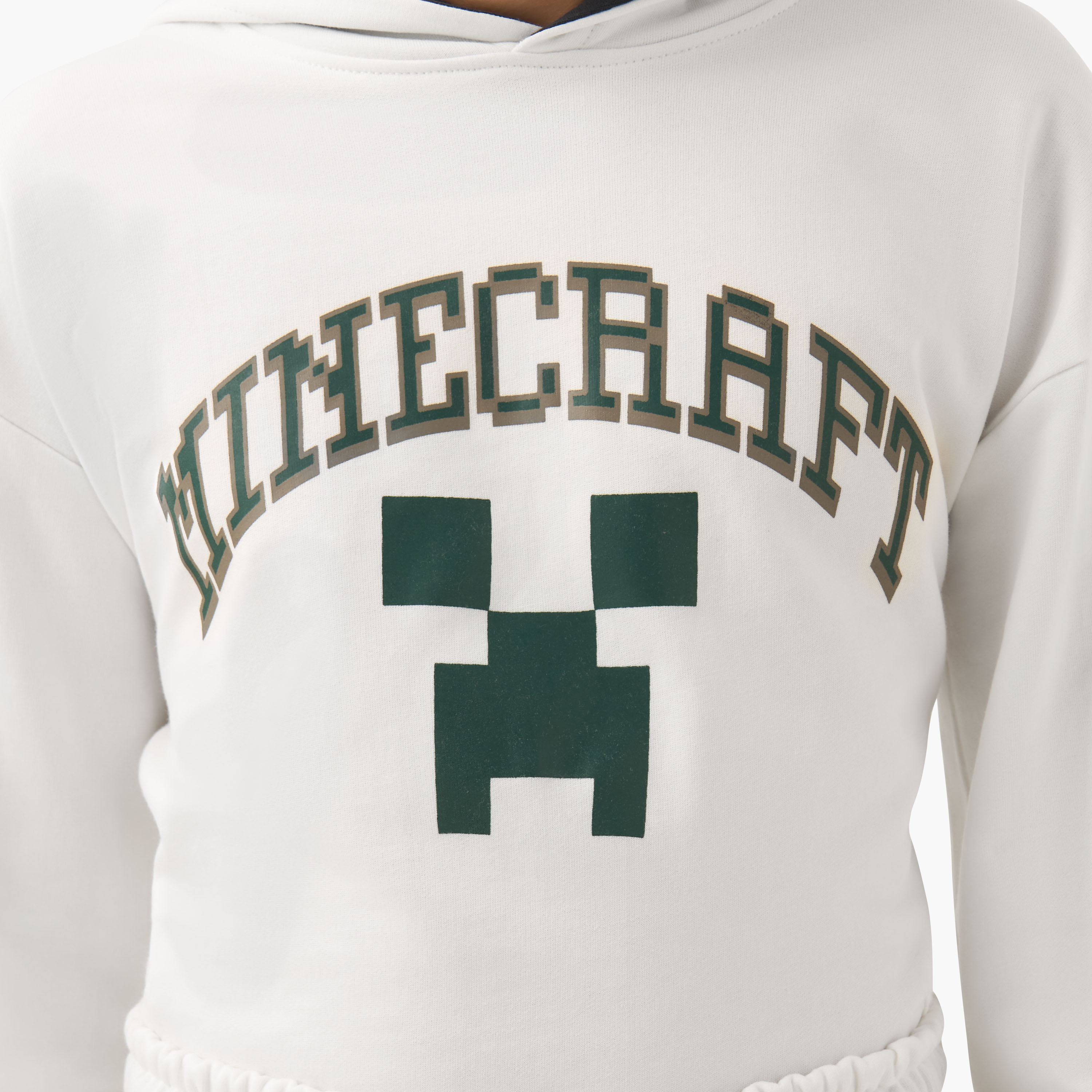 Minecraft Boys Sweatshirt and Joggers Set with Print - Cotton - Long Sleeves - Hood-boys-clothing-setsandcoords-image-6