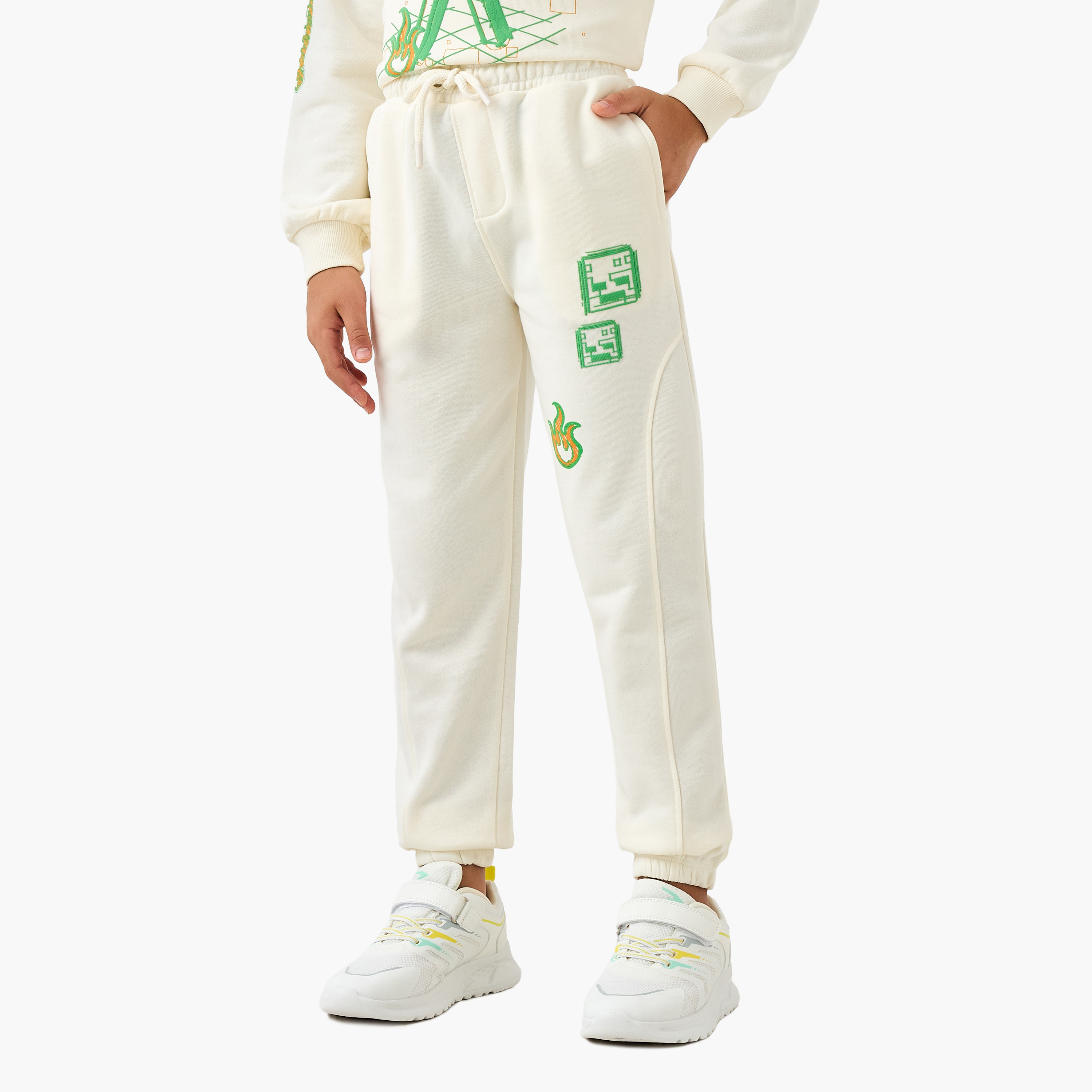 Minecraft Printed Sweatshirt and Joggers Set-boys-clothing-setsandcoords-image-3