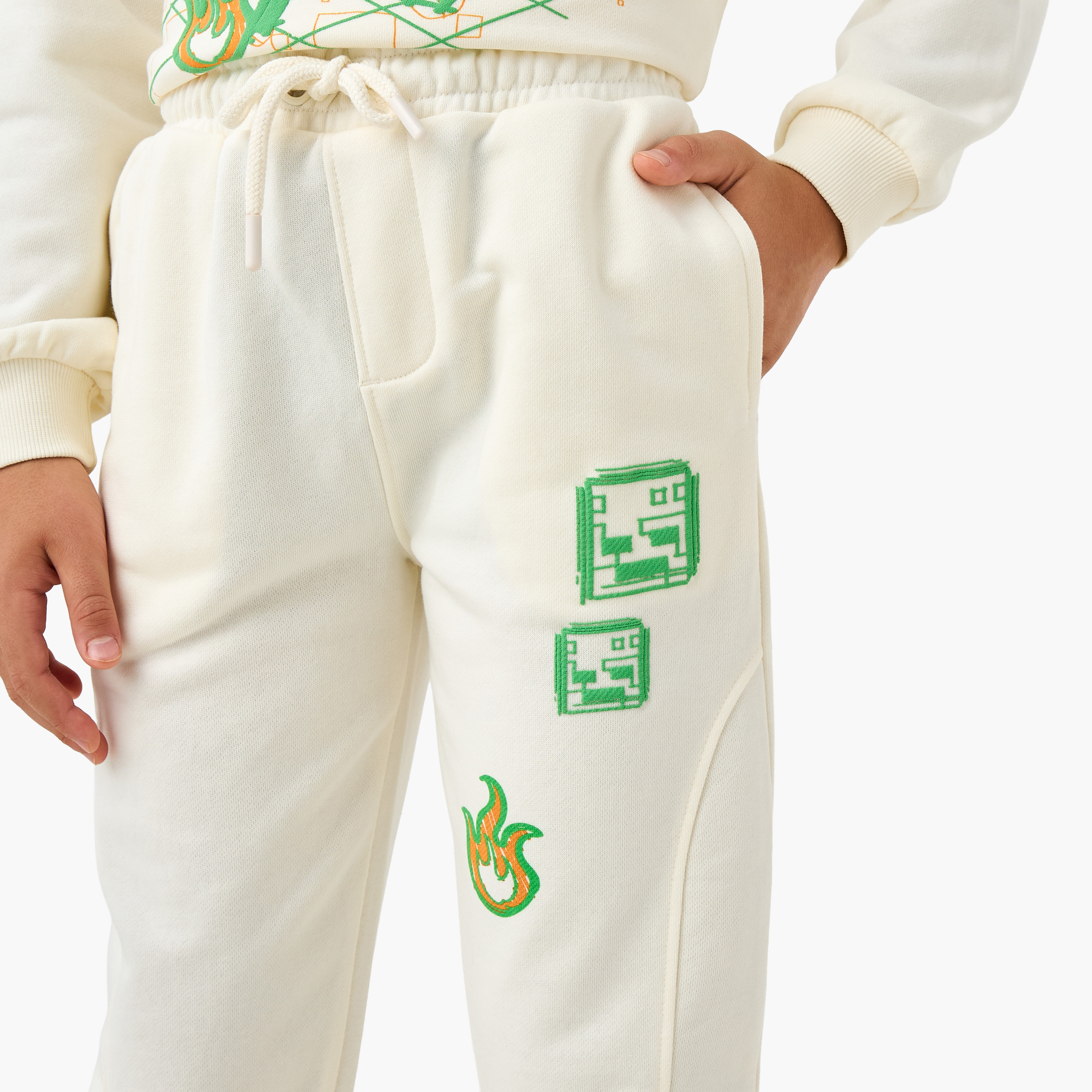 Minecraft Printed Sweatshirt and Joggers Set-boys-clothing-setsandcoords-image-6