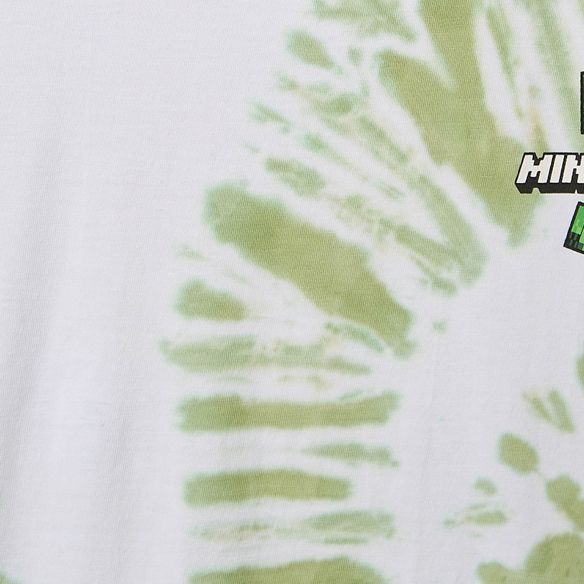 Minecraft Crew Neck Short Sleeves T-shirt and Shorts Set with Tie-Dye Detail-boys-clothing-setsandcoords-image-5