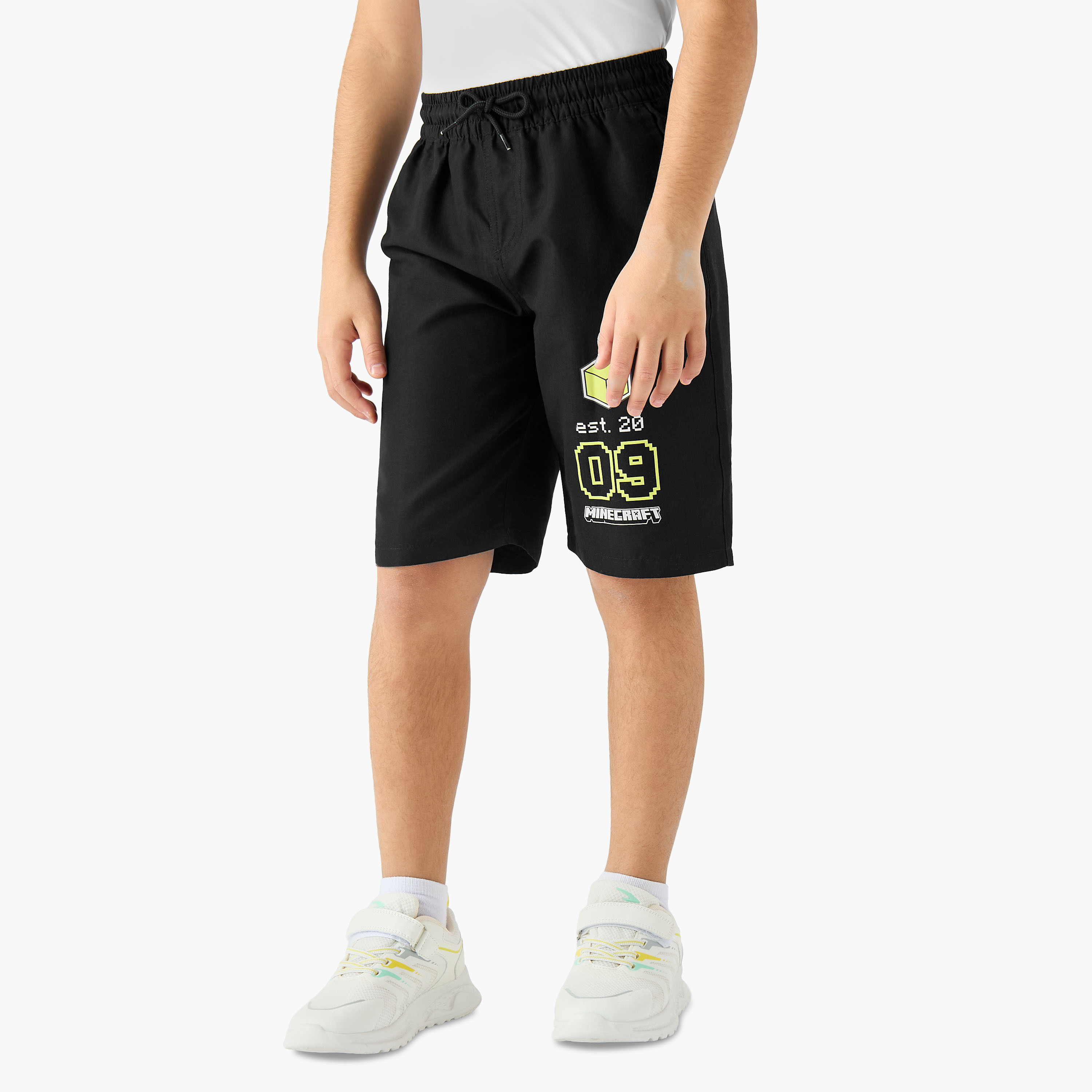 Minecraft Boys Logo Print Rashguard Set-boys-clothing-swimwear-image-3