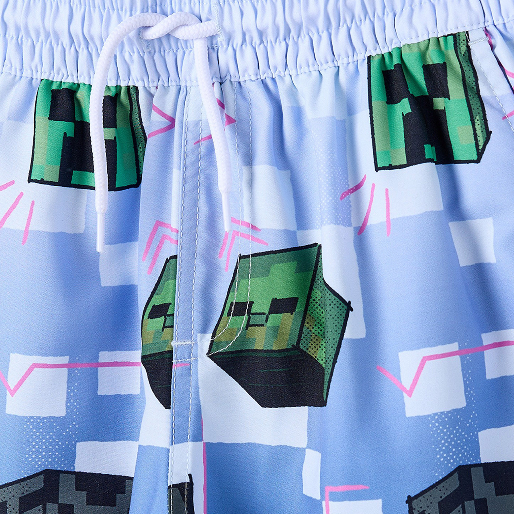 Minecraft Boys Printed Swim Shorts-sports-boys-clothing-swimwear-image-4