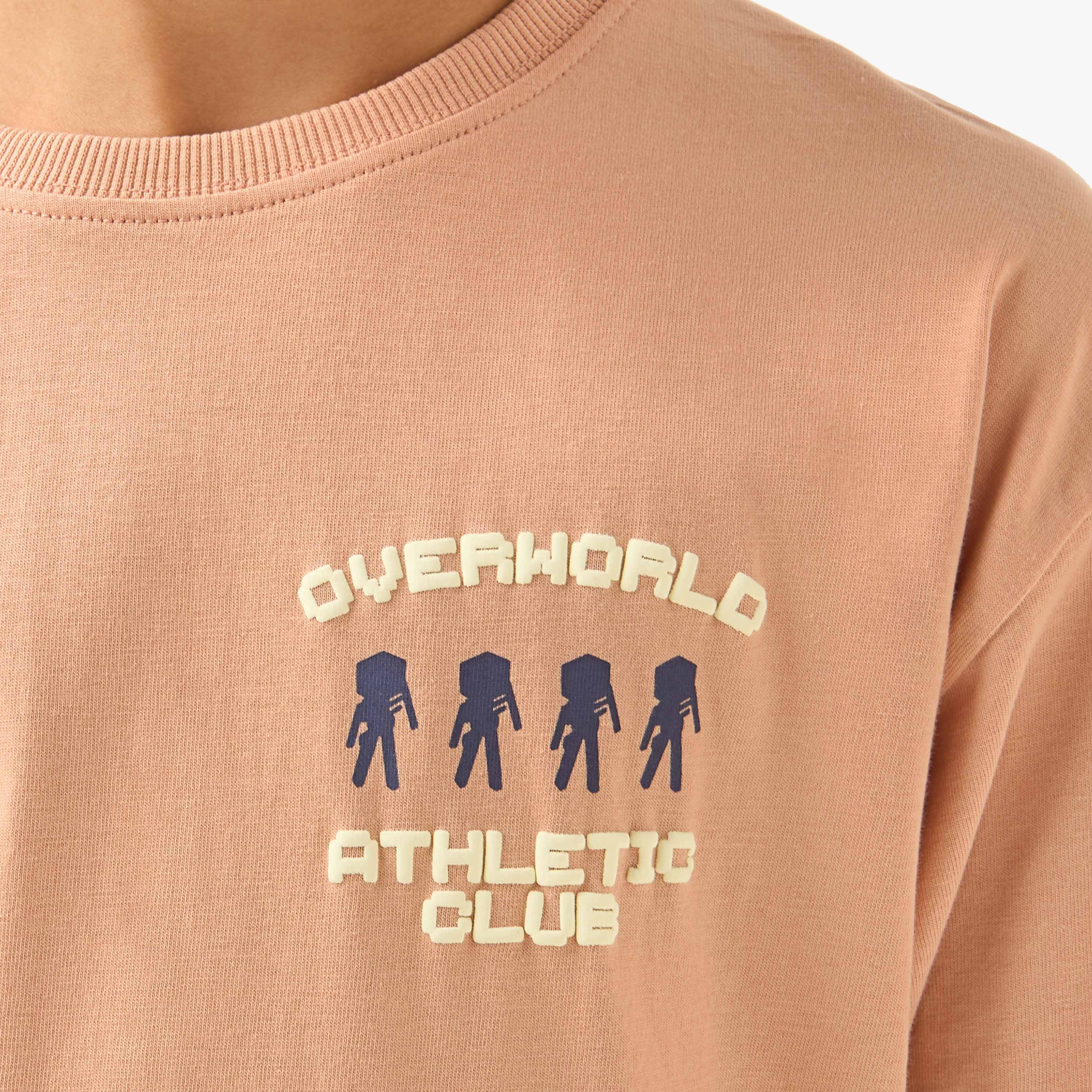 Minecraft Crew Neck Short Sleeves T-shirt with Graphic Print-boys-clothing-tshirtsandpolos-image-4