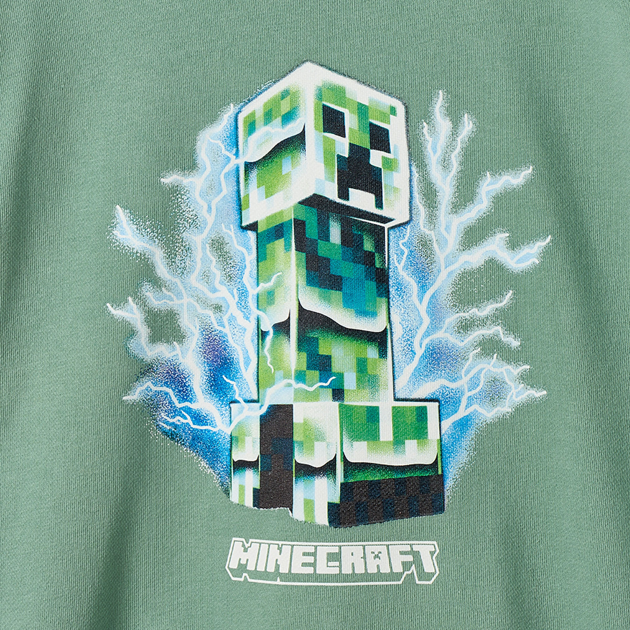 Minecraft Crew Neck Long Sleeves Sweatshirt and Joggers Set with Graphic Print-boys-clothing-setsandcoords-image-5