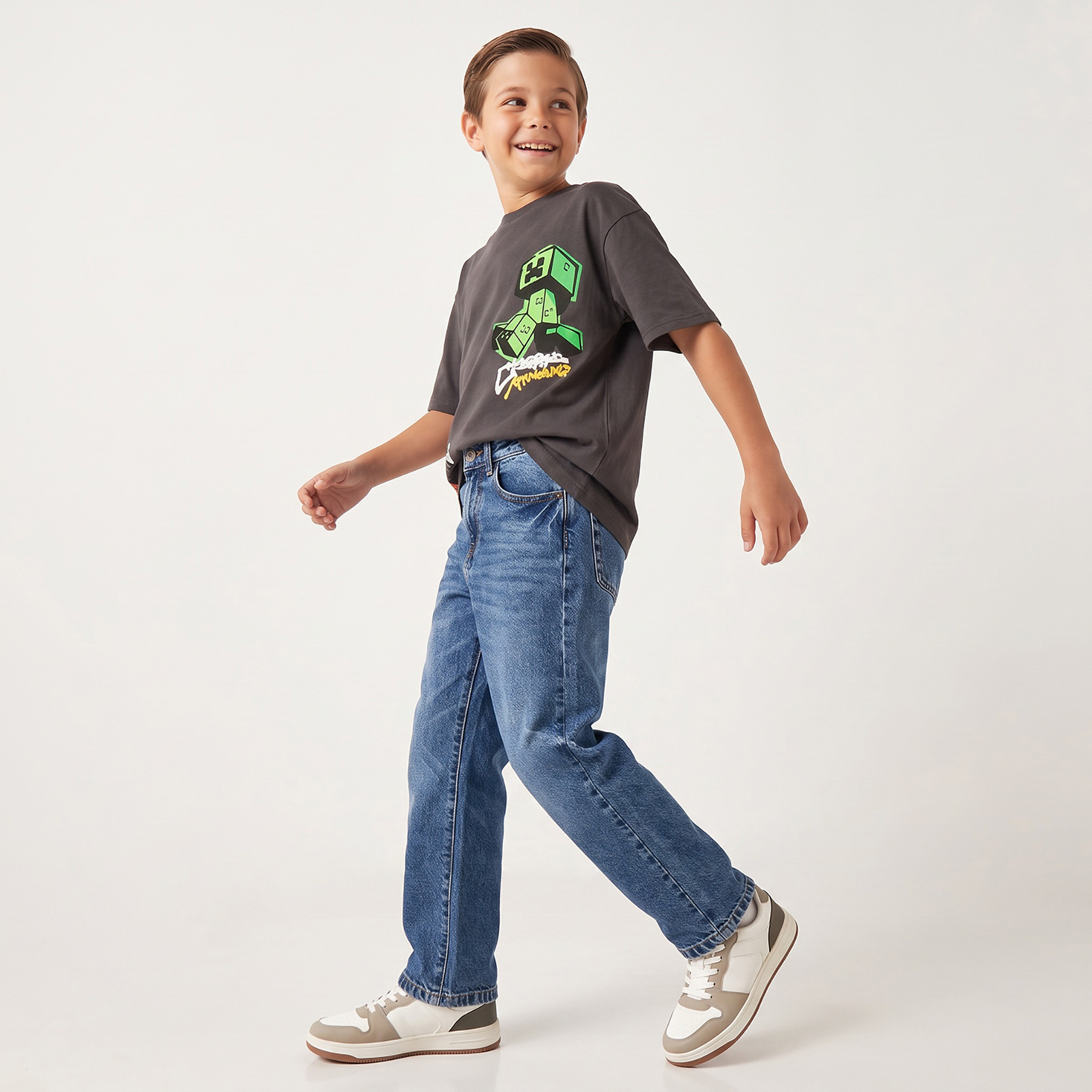 Minecraft Crew Neck Short Sleeves T-shirt-boys-clothing-tshirtsandpolos-image-5