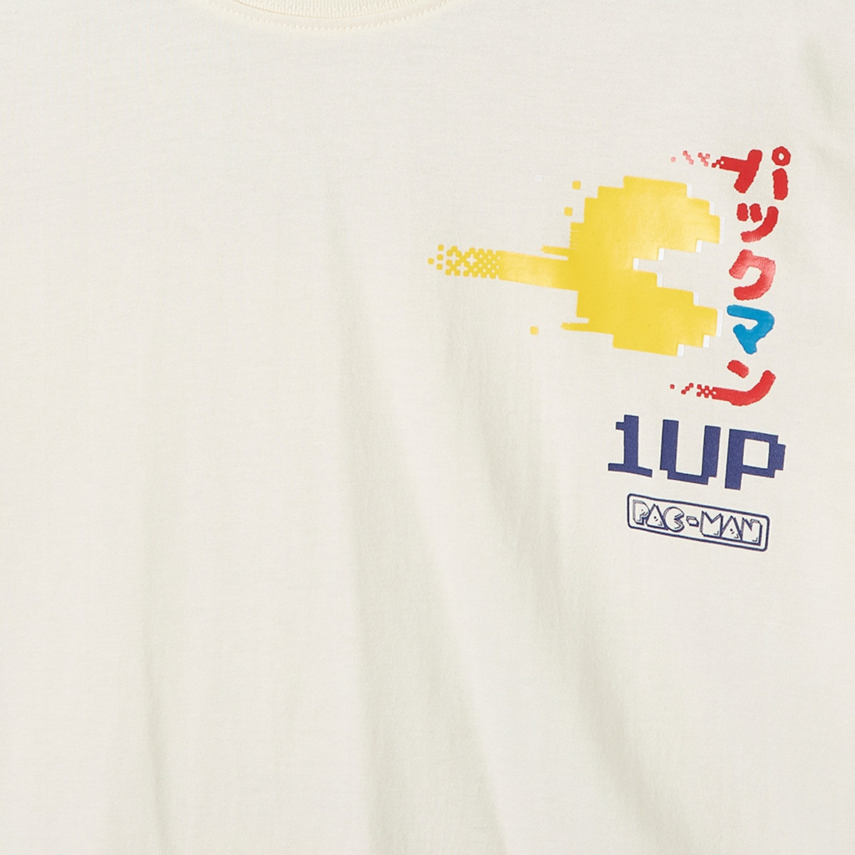 تيشيرت بأكمام قصيرة وياقة ضيقة بطبعات باك مان من بانداي-boys-clothing-tshirtsandpolos-image-4