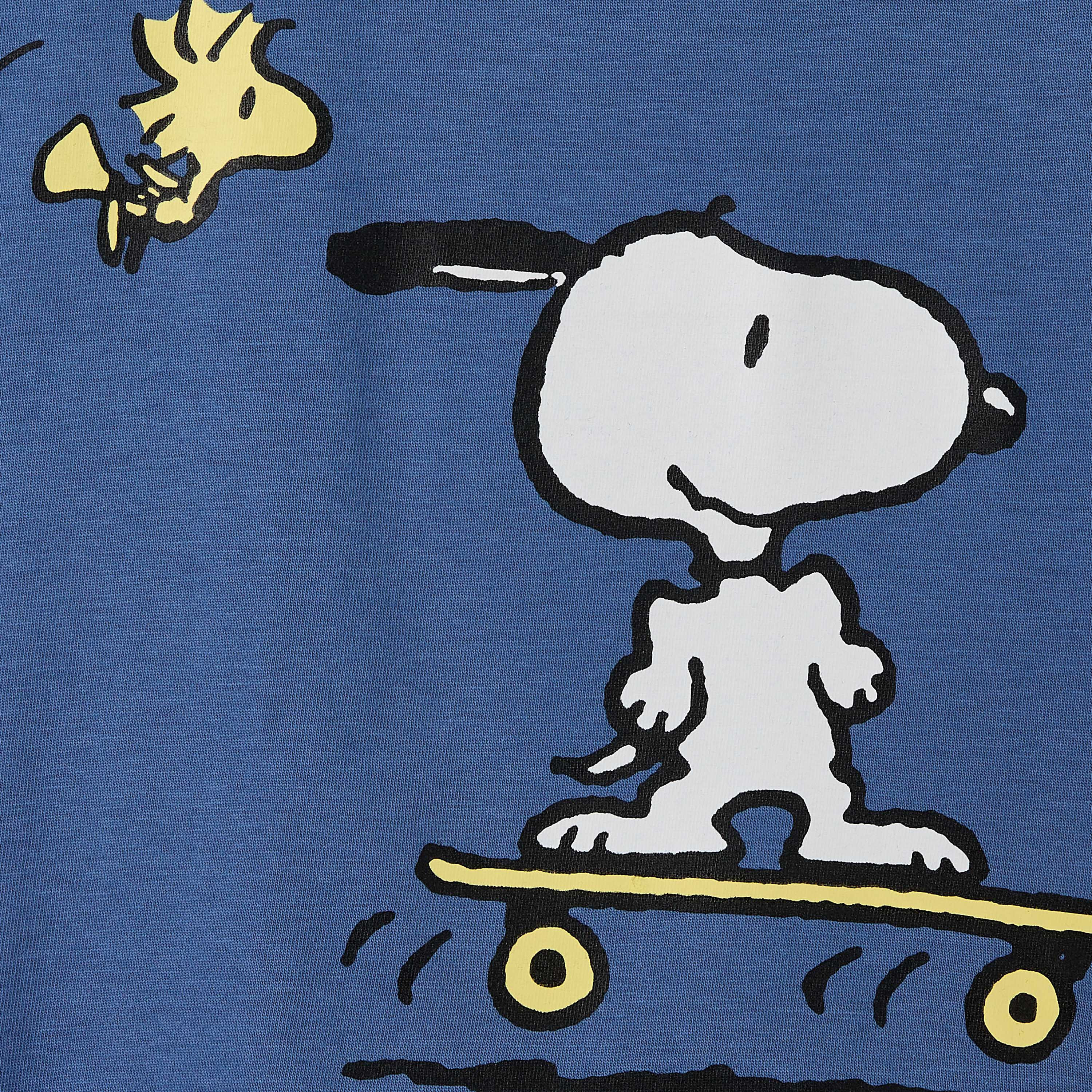 Crew Neck Short Sleeves T-shirt and Shorts Set with Peanuts Print-baby-boys-clothing-setsandcoords-image-6