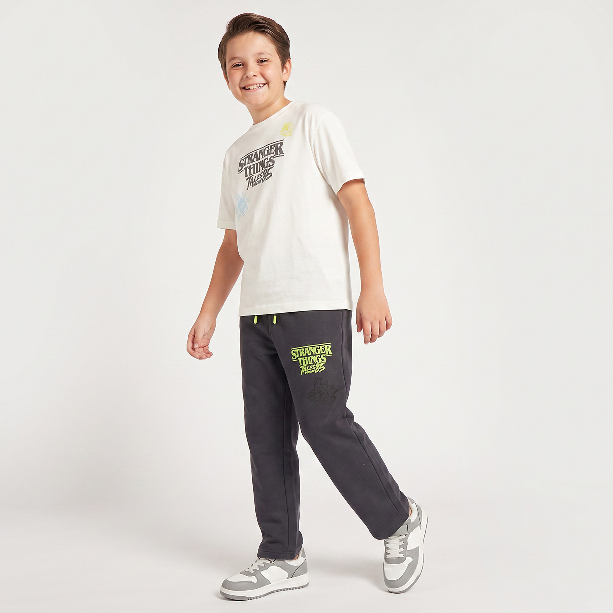 Netflix Elasticated Drawstring Waist Track Pants with Stranger Things Print-boys-clothing-bottoms-joggersandtrackpants-image-3