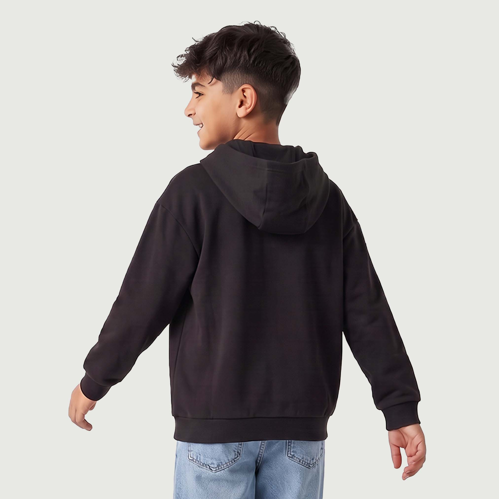 Netflix Hooded Sweatshirt with Stranger Things Print-boys-clothing-winterwear-sweatshirts-image-2