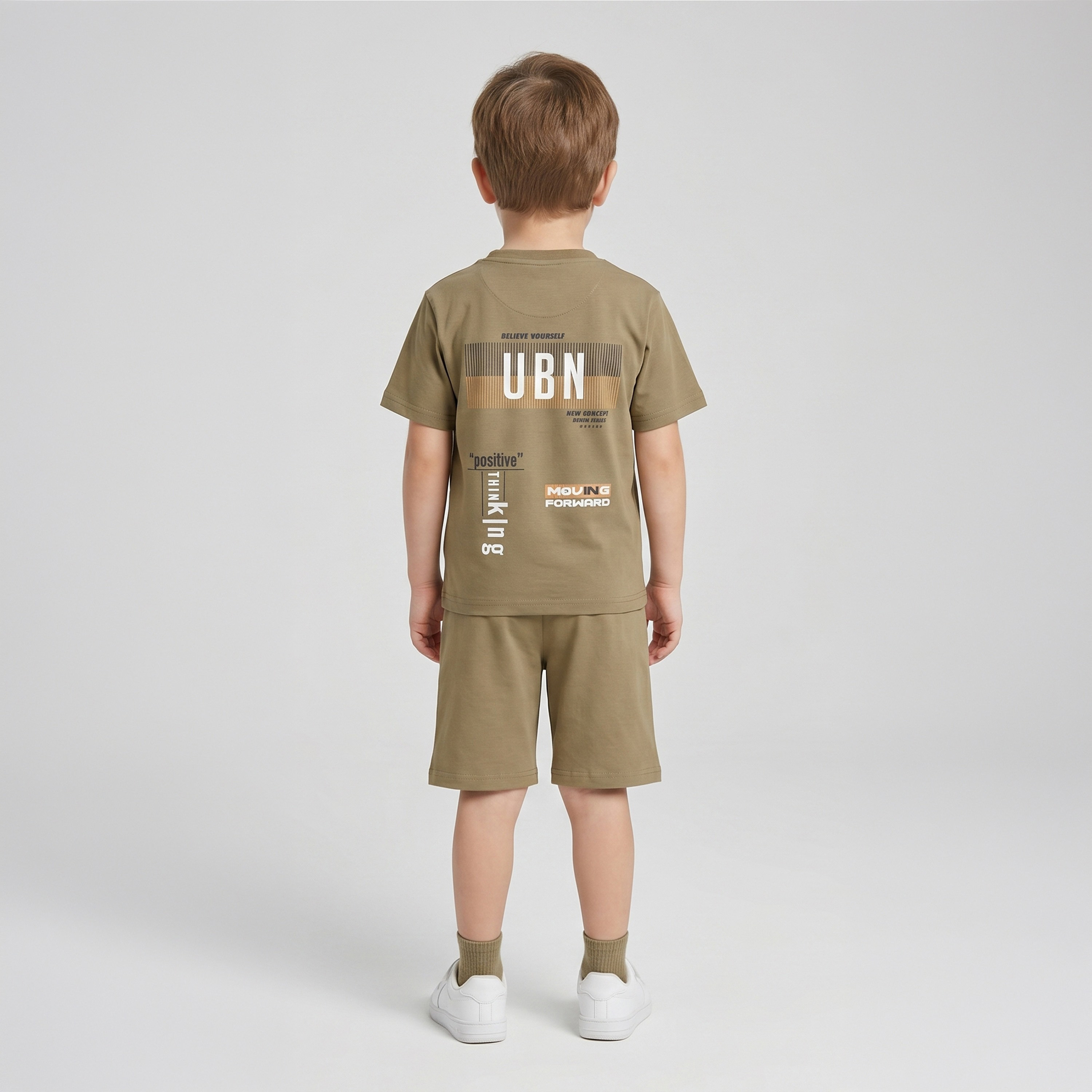 طقم تيشيرت بأكمام قصيرة مع شورت من كول آند كول-boys-clothing-setsandcoords-image-2